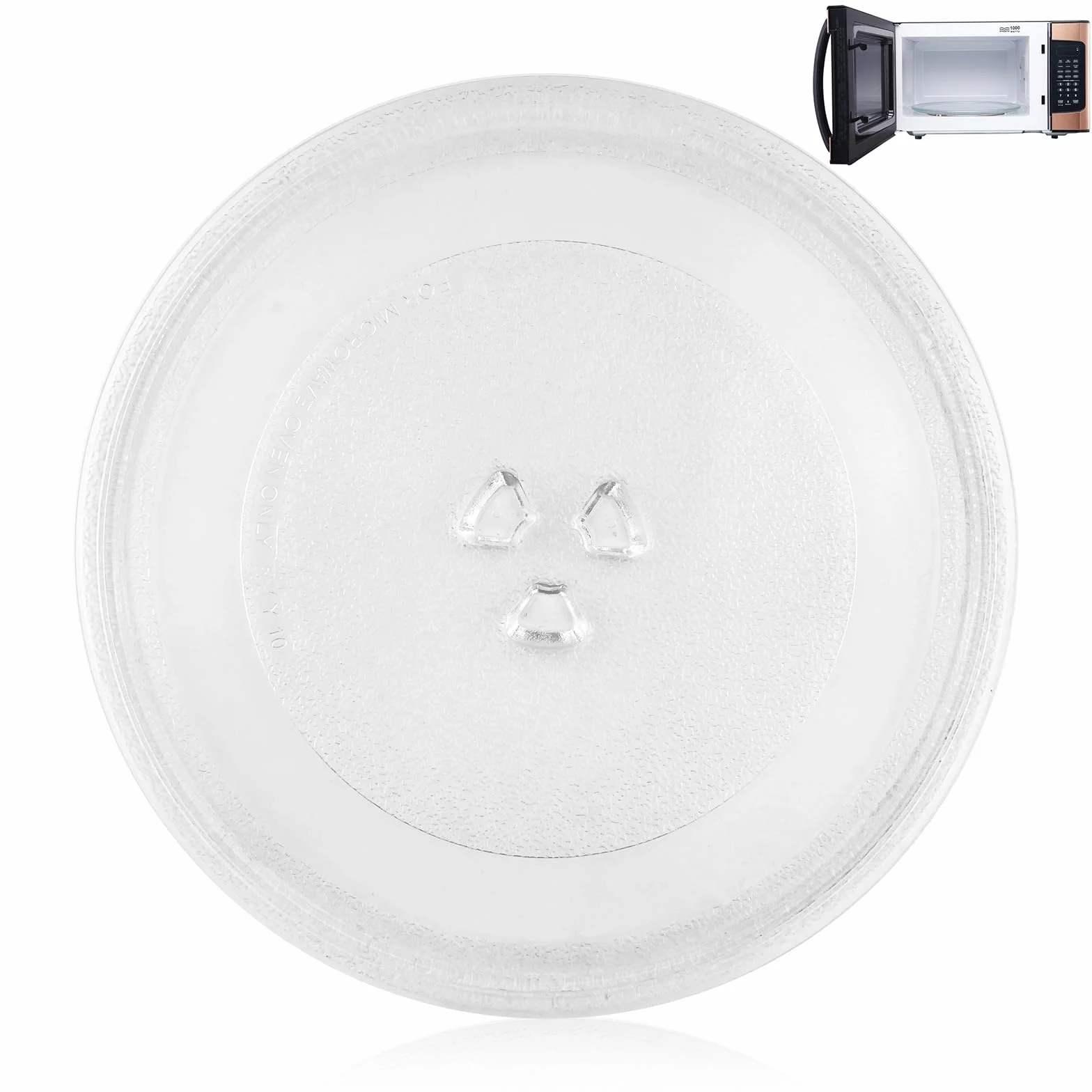 Szklany talerz obrotowy do kuchenki mikrofalowej 24,5 cm zamiennik