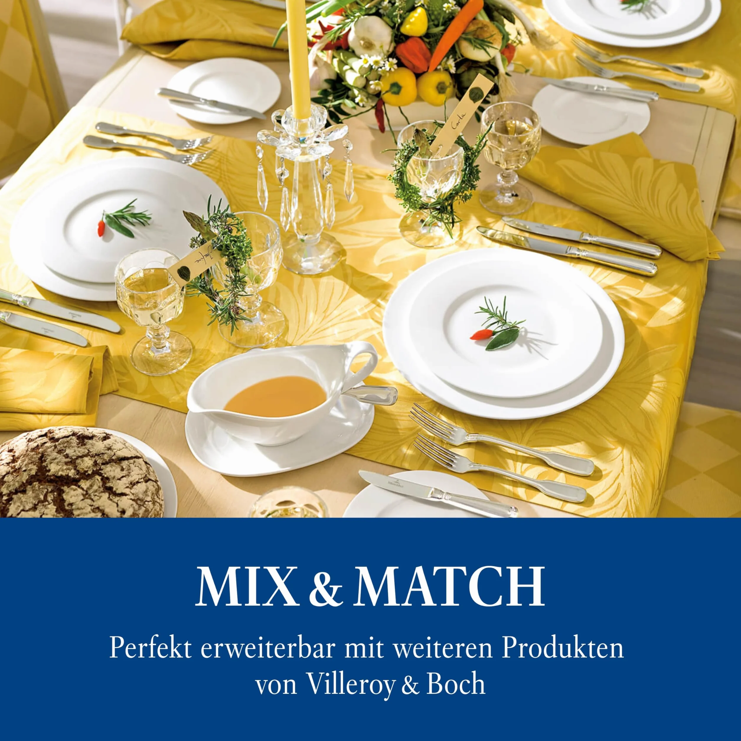 Villeroy & Boch Royal sosjerka górna część z uchwytem porcelana kostna premium