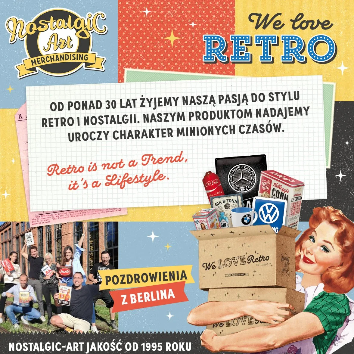 Nostalgic-Art Retro 31304 Puszka na Herbatę, Vintage, na 100 g