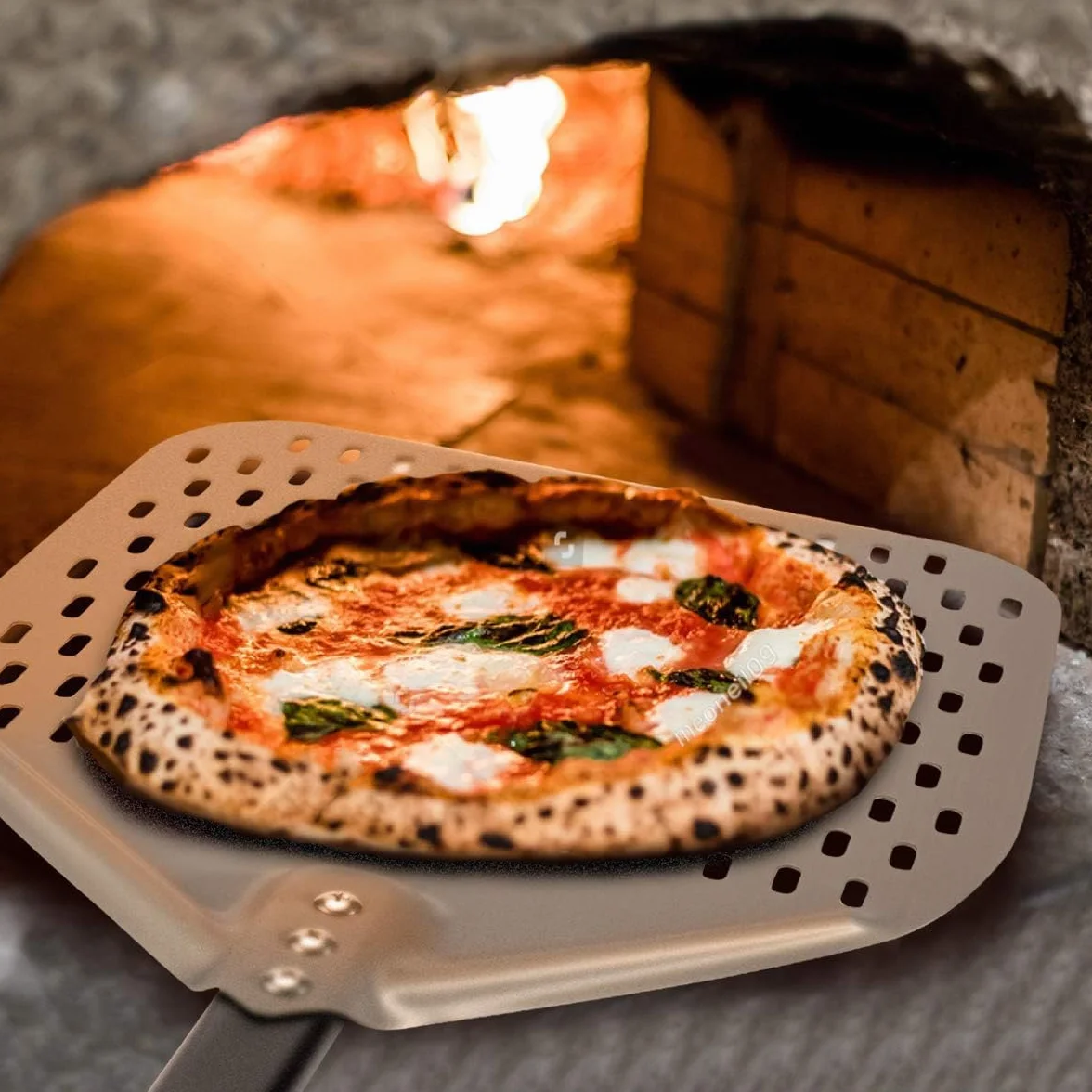 G.a HOMEFAVOR Łopatka do pizzy 30 cm prostokątna anodowane aluminium
