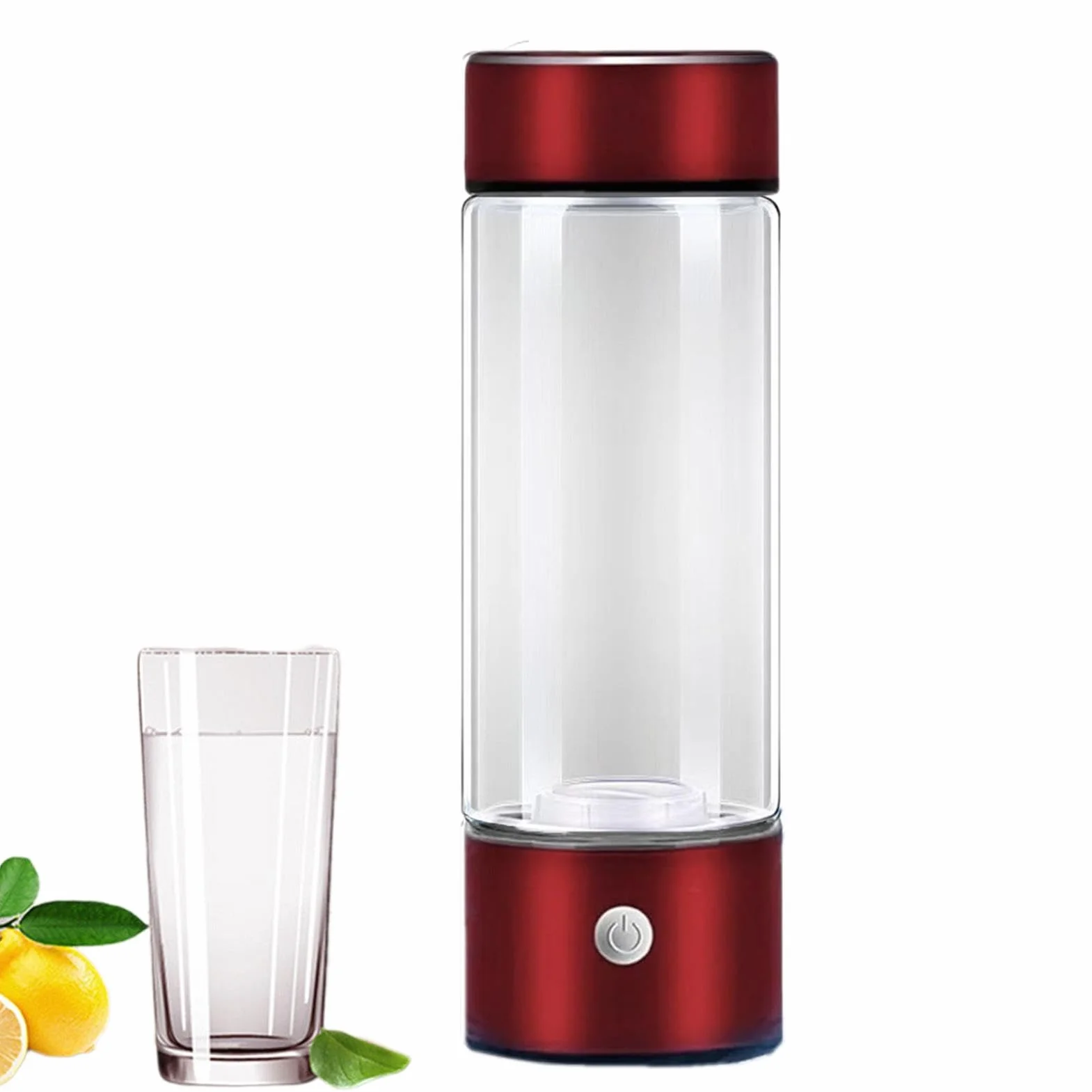 Portable Water Bottle, USB Rechargeable Hydrogen Water Cup, 420ml Food-Grade Water Cup, Removable Drinking Bottle, Upgraded Hydrogen Water Bottle, Easy To Use, Portable for Outdoor Sports