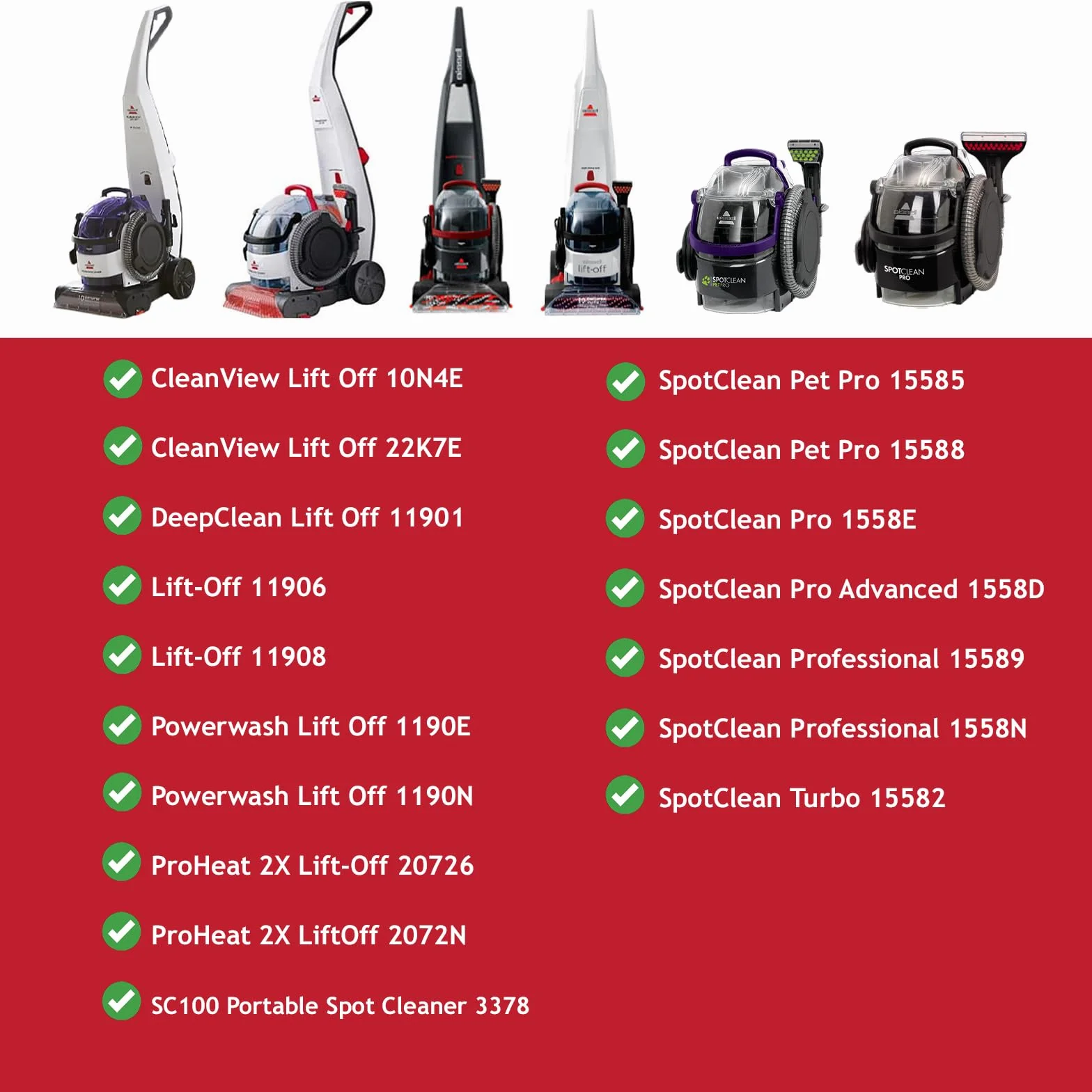 Bissell Wąż do odkurzacza Lift-Off ProHeat 2X PowerWash SpotClean Series