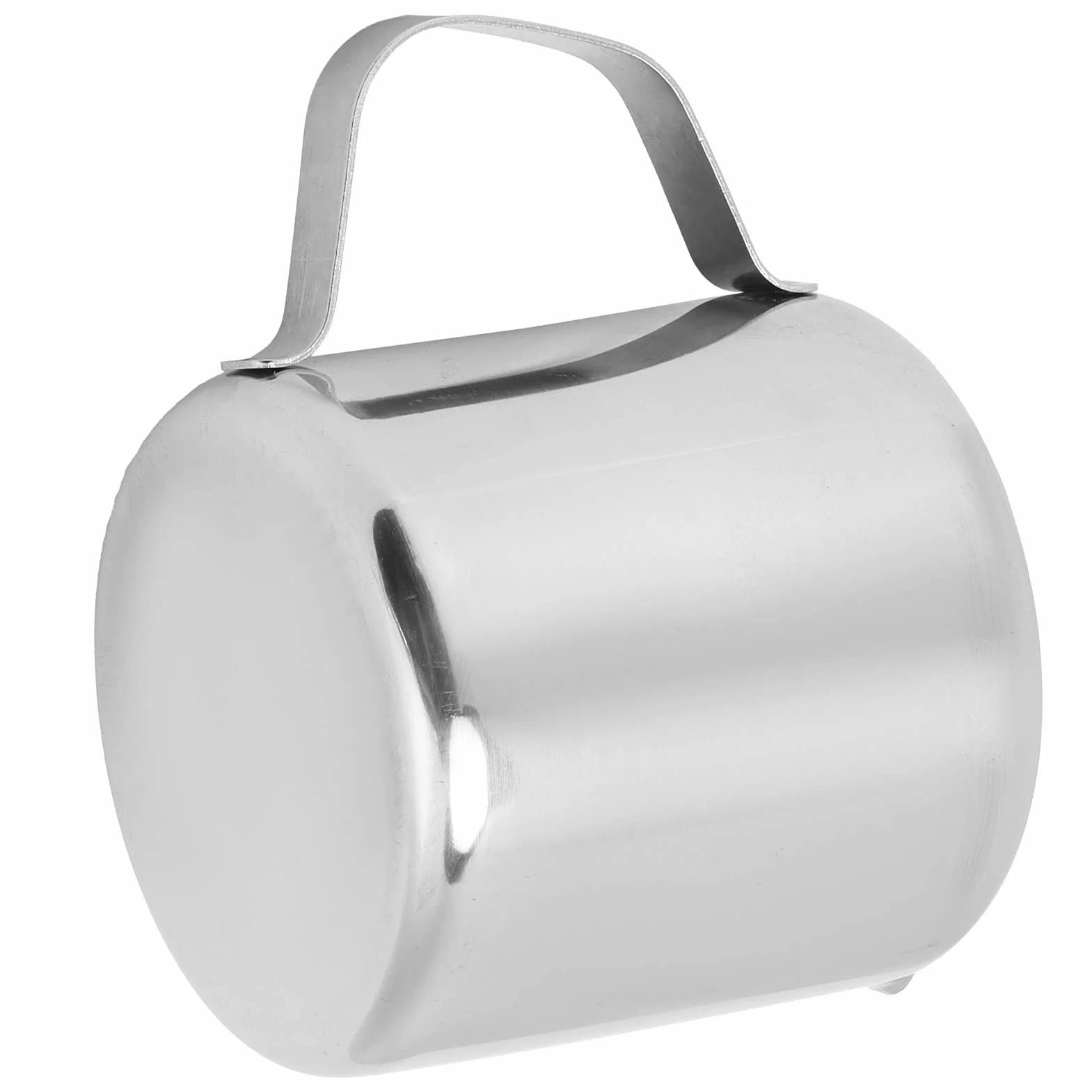Kubek do Spieniania Mleka, Dzbanek do Spieniania Mleka o Pojemności 150 Ml Dzbanek do Kawy ze Stali Nierdzewnej 304 Kubek do Kawy i Mleka Kubek do Spieniania Mleka dla Rodzin,