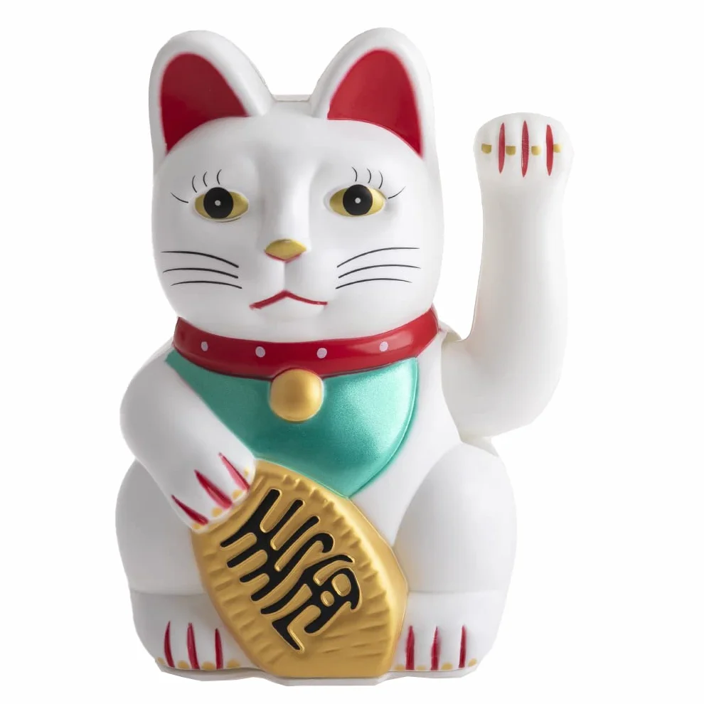 Kot Maneki Neko Ruszające Się Ramię Szczęśliwy Kot