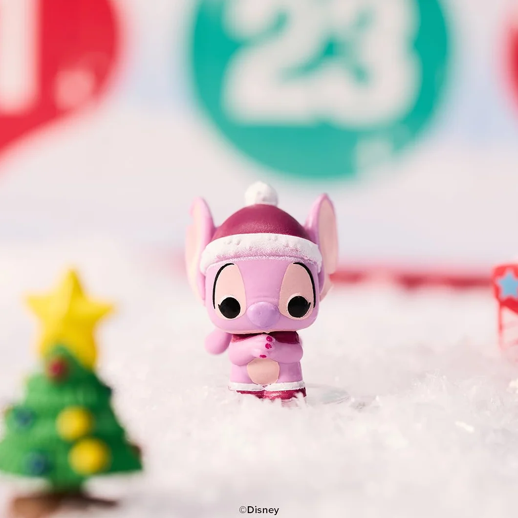 Funko Bitty Pop! Kalendarz odliczający: ścieg święto - Lilo and Stitch - kalendarz adwentowy - 24 dni niespodzianek - minifigurka z winylu z kolekcji - tajemnicze pudełko - pomysł na prezent