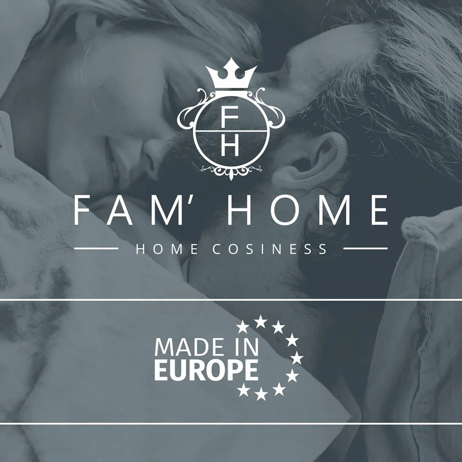 FAM Home Podgłówek 180 cm, 1 szt. - Poduszka na poduszkę 21 x 180 cm, dla 2 osób, ortopedyczna, oddychająca, nadająca się do prania, puste włókna poliestrowe z recyklingu, jakość hotelowa, miękka