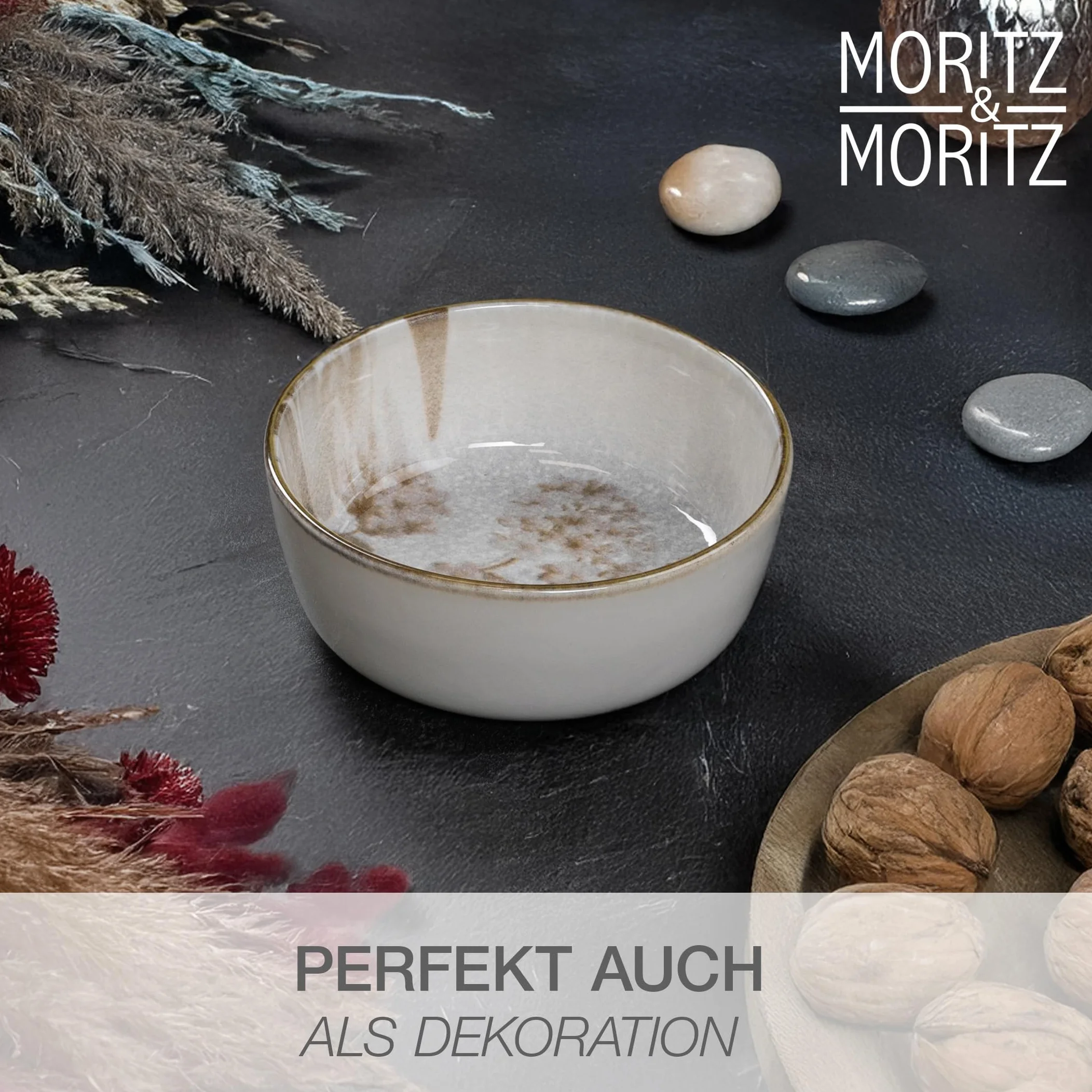 Moritz & Moritz BLOSSOM porcelanowe miseczki na musli zestaw 6 sztuk 610 ml
