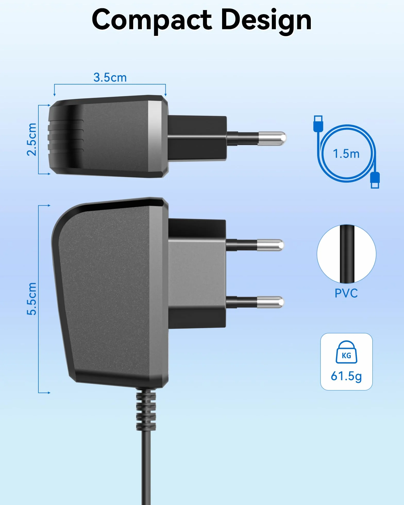 5,5 V zasilacz ładowarka do Kärcher WV5 WV6 WV7 KWI 1 KV4, kabel do ładowania do czyszczenia okien Kärcher