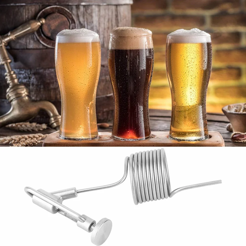 Zawór do Pobierania Próbek Cewka Warzenie Piwa, Warzenie Piwa ze Stali Nierdzewnej 304 Zawór do Pobierania Próbek Cewka Odszraniacz Homebrew Fermenter Akcesoria