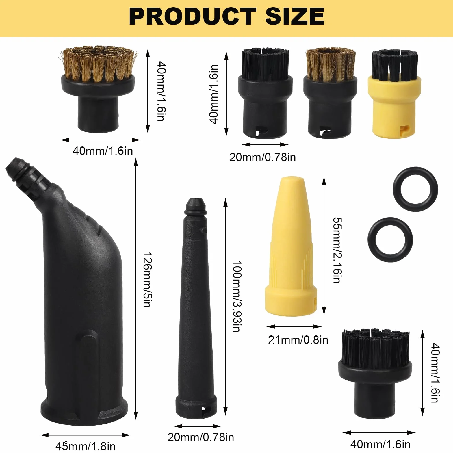 Karcher Zestaw 10 akcesoriów do czyszczenia parami SC1 SC2 SC3 SC4 SC5 SC7 CTK10