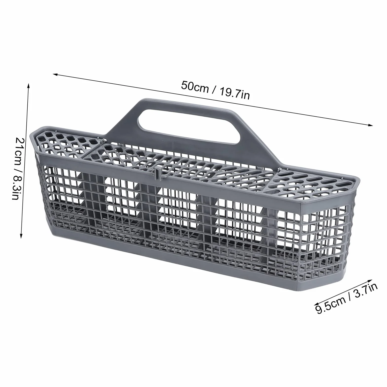 Kosz do przechowywania sztućce, plastikowy, uniwersalny, dla zmywarki WD28X10128, konstrukcja z otwartą siatką