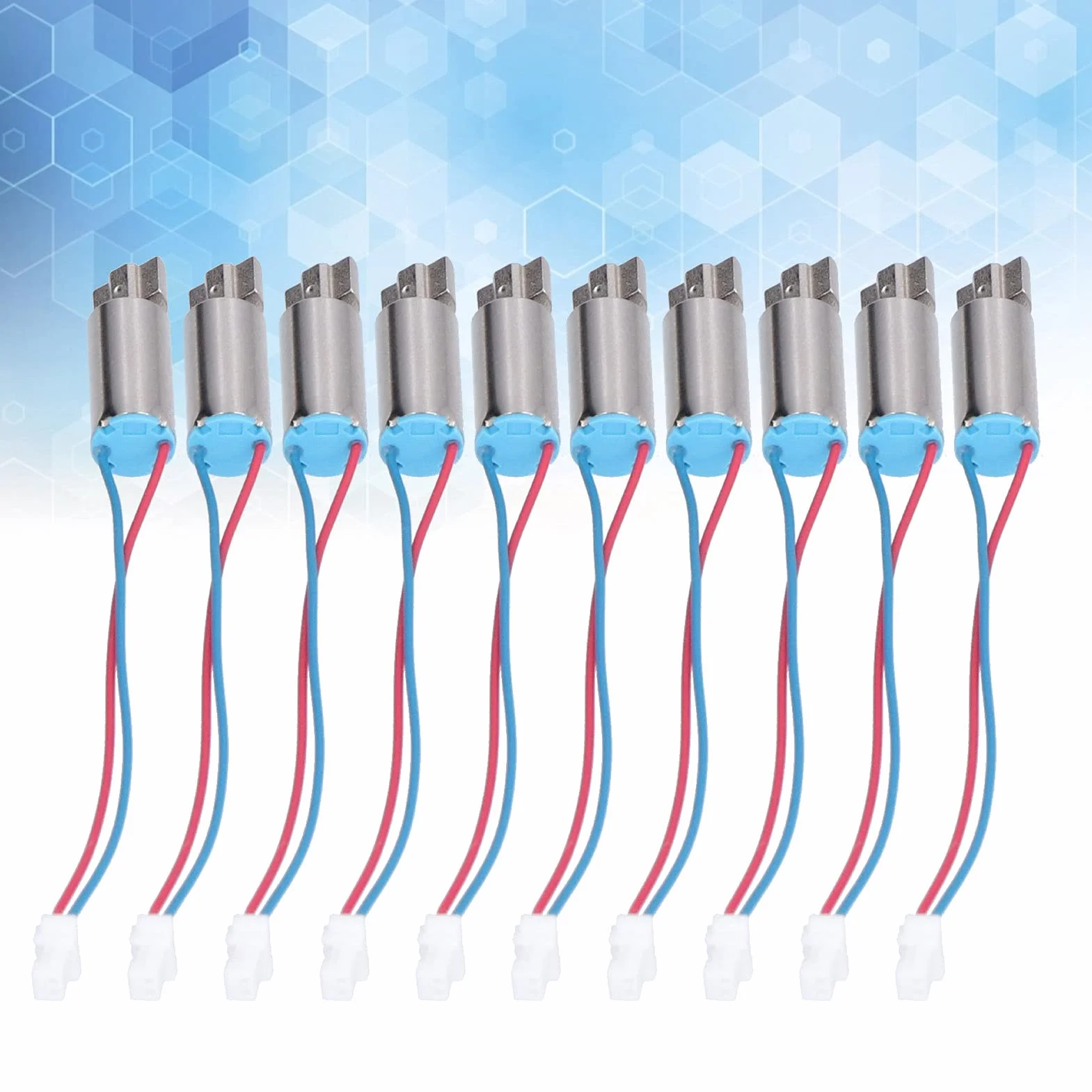 Silnik Wibracyjny DC 1,5 V 3 V 6 Mm X 12 Mm Mikrowibracyjny Silnik Bezrdzeniowy 12000 Obr./min Wysoka Dokładność Wydajność Mini Bezrdzeniowy Silnik do Gamepada Opakowanie 10 Sztuk