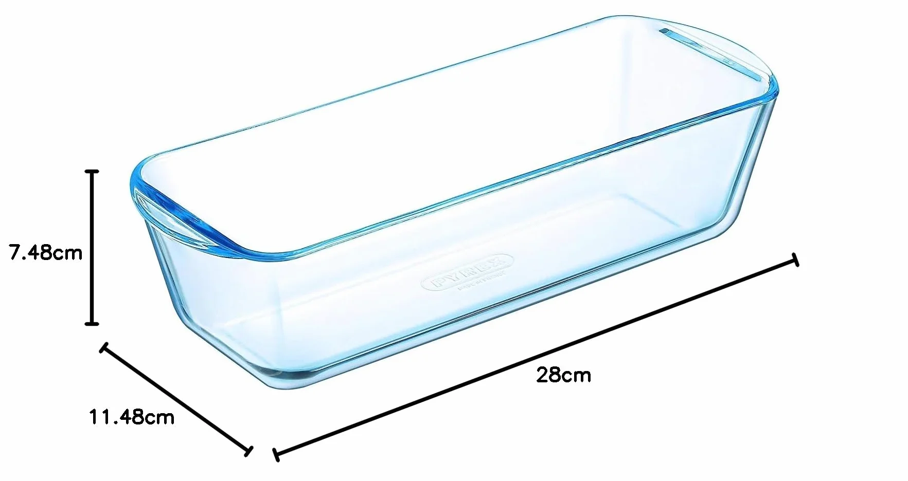 Pyrex Bake & Enjoy Szklane naczynie na bochenek wysoka odporność 28 x 12 x 8 cm