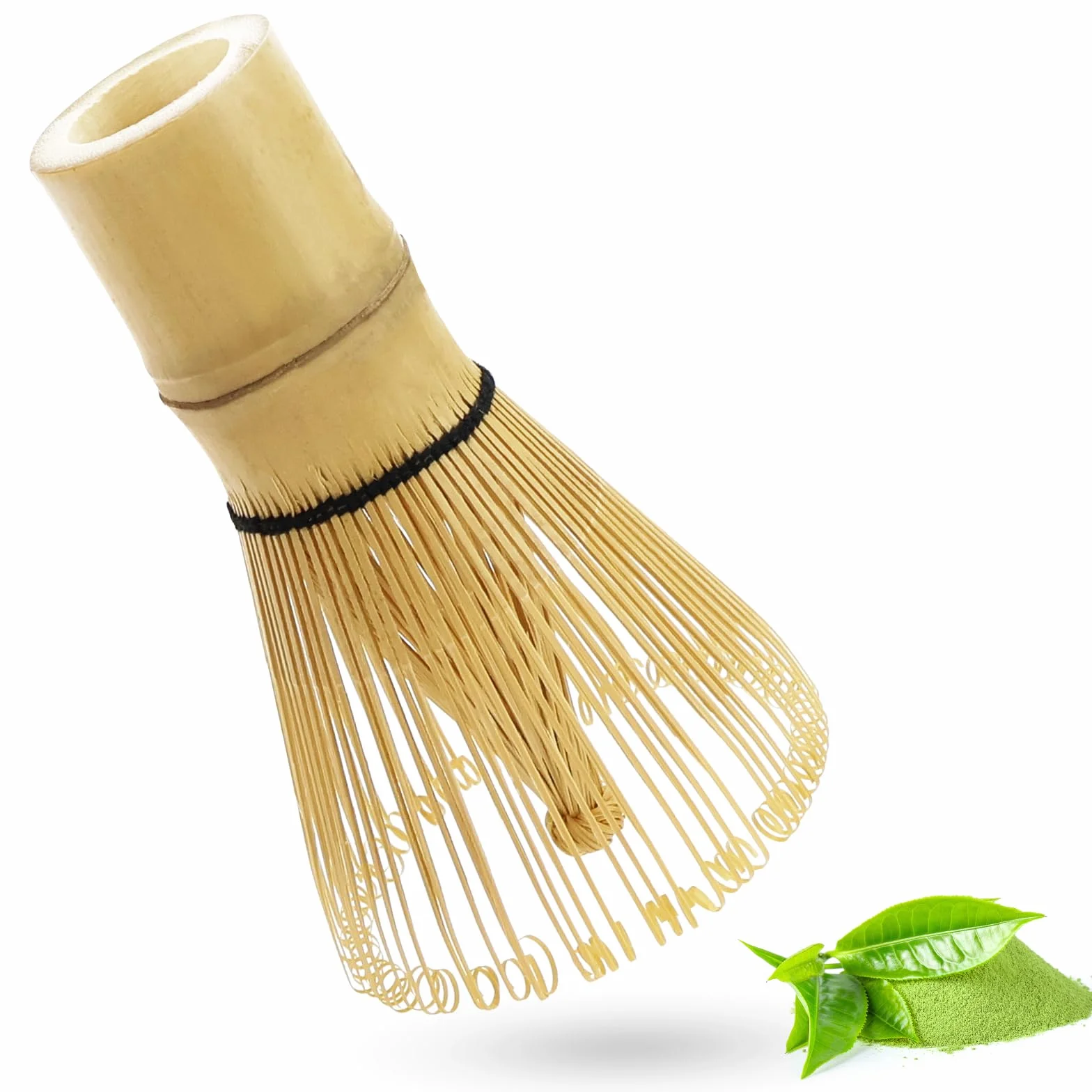 Matcha Miotła, Bambusowa Trzepaczka Matcha, Trzepaczka Matcha Tea 100 Zębów do spieniania Gruba Matcha