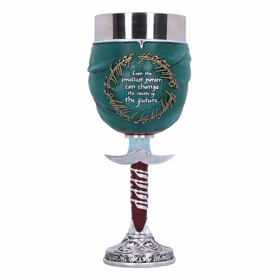 Nemesis Now Oficjalnie licencjonowany kielich Władca Pierścieni Frodo, brązowy, 19,5 cm