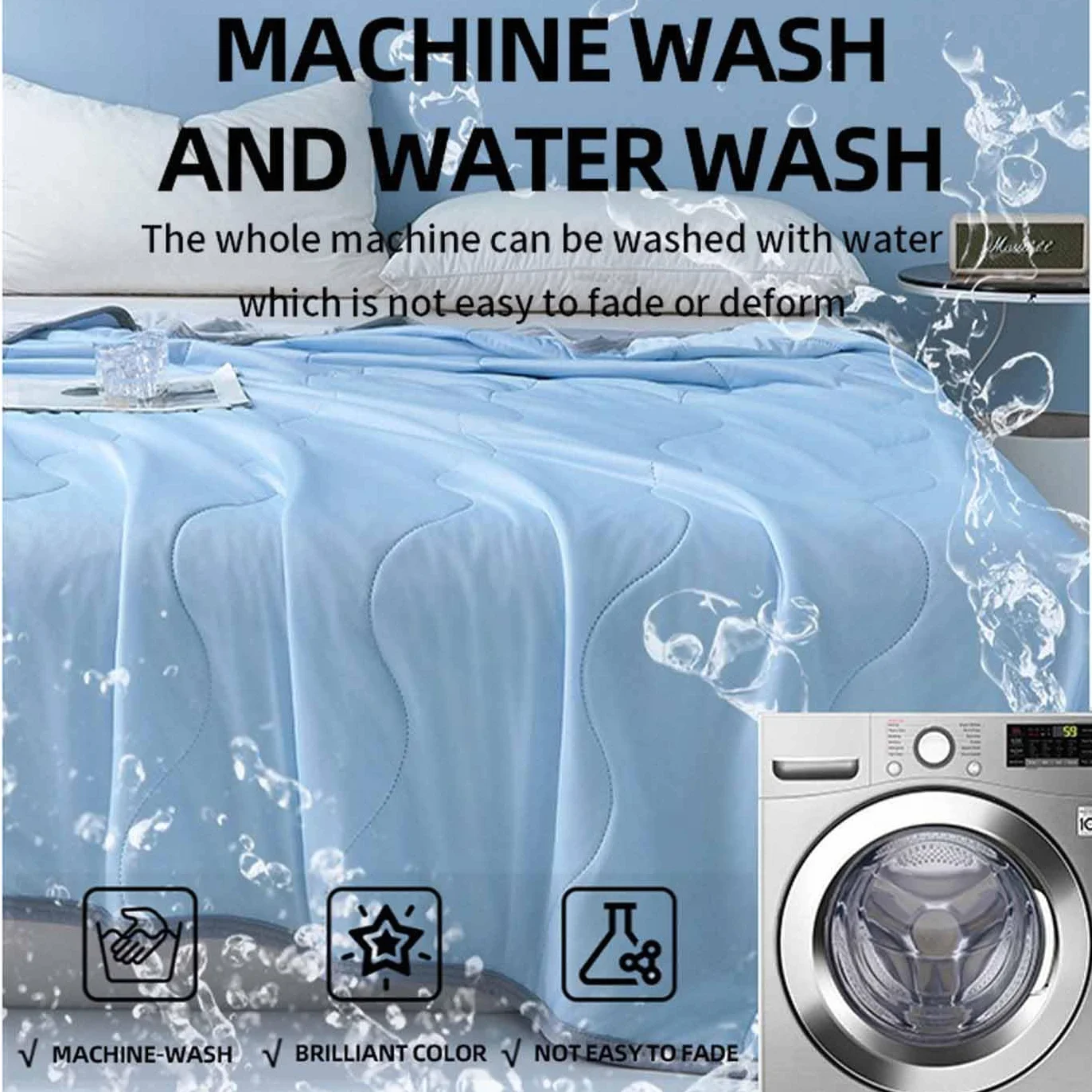 Summer Cooling Blanket For Night Sweats,Soft Lightweight Cooling Cooler Fiber Ice Blankets,Coolings Blankets Double Bed,King Size Ice Cool Blanket,For Adult Kids Hot Sleeper (A, 200×230cm)