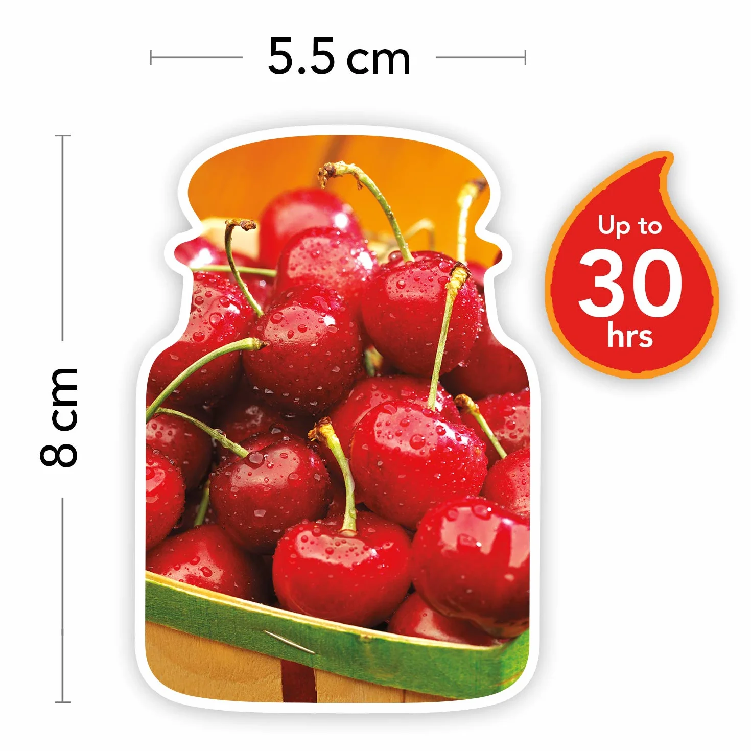 Yankee Candle Świeca zapachowa, mały słoik, czarna wiśnia (Black Cherry), czas palenia: do 30 godz.