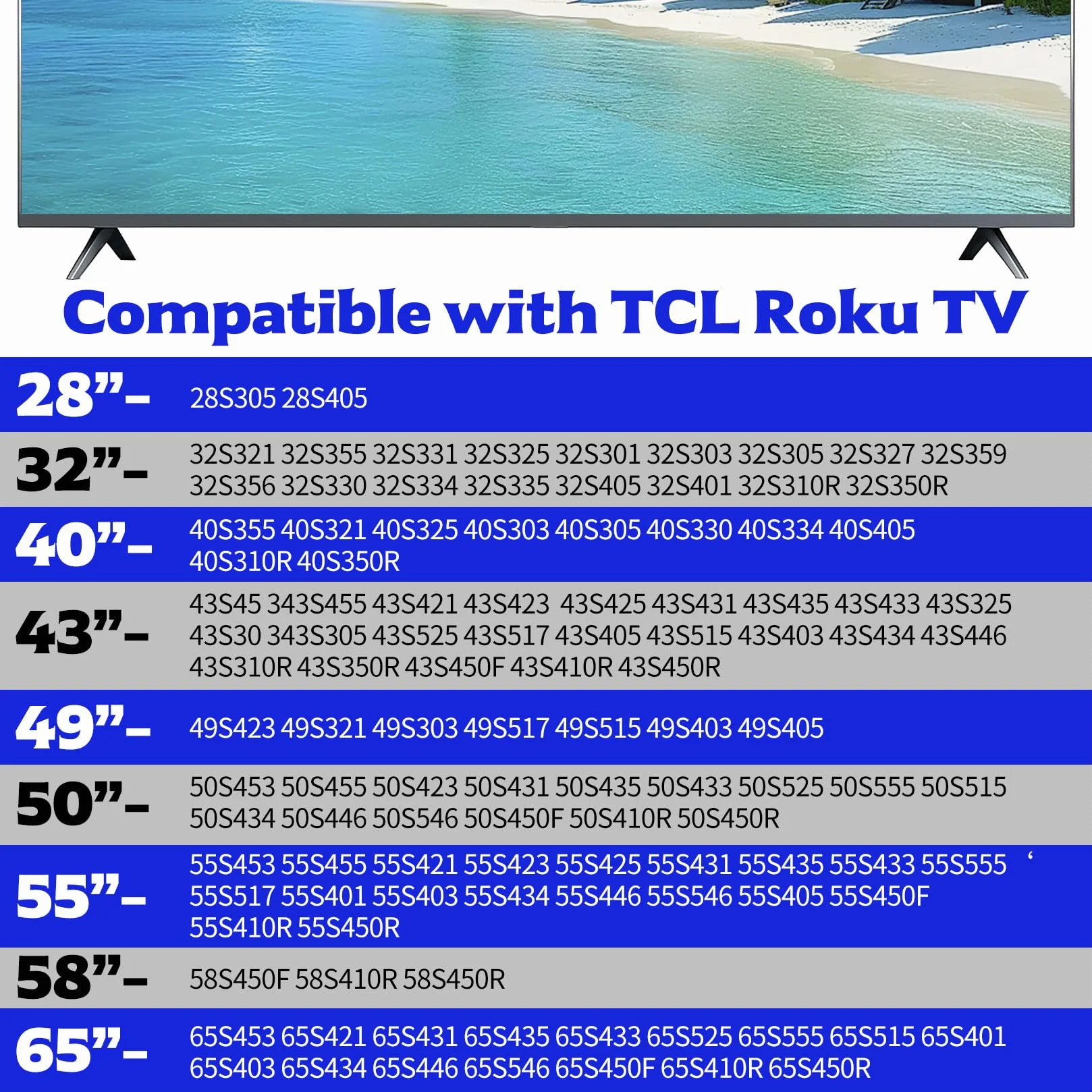 2 sztuki stojaków pod telewizor, nóżki do telewizorów o przekątnej ekranu 28-65", płaskie, zakrzywione, nóżki do telewizorów z zestawem śrub (czarny)