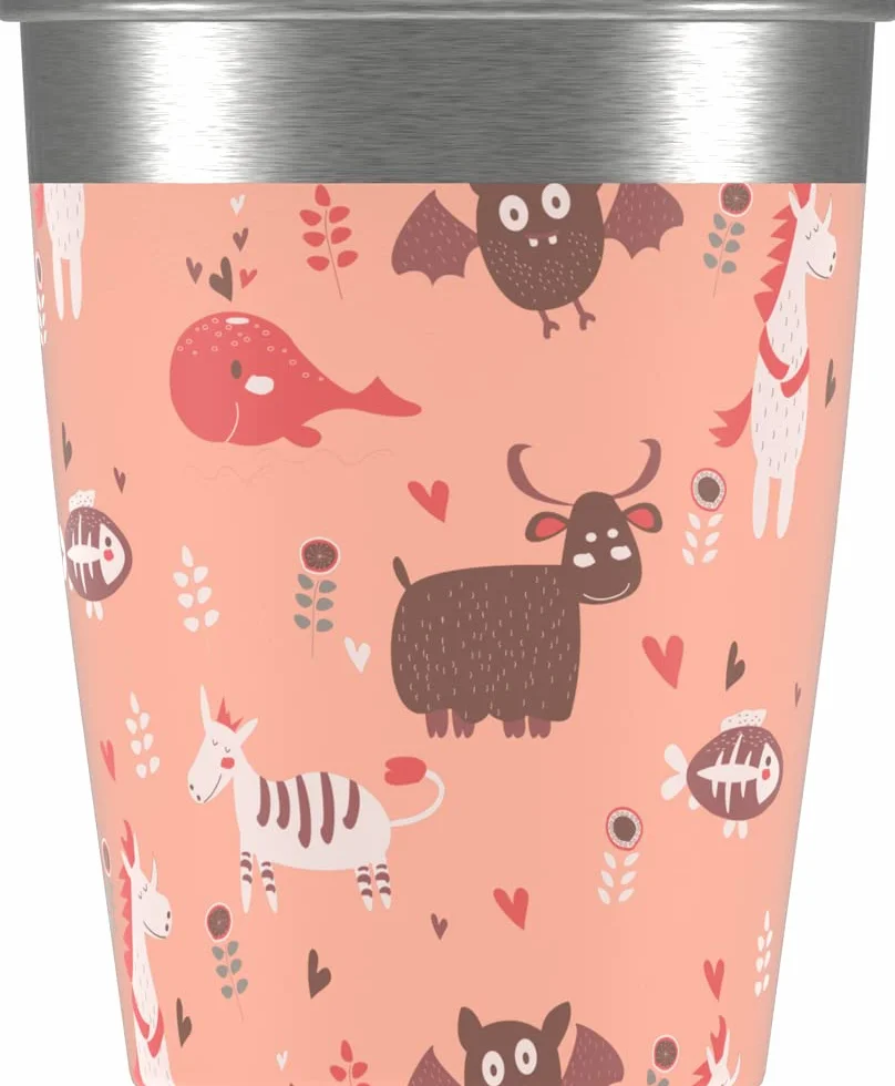 SIGG Zestaw Kubków Ze Stali Nierdzewnej Dla Dzieci 4 x 0,35 l