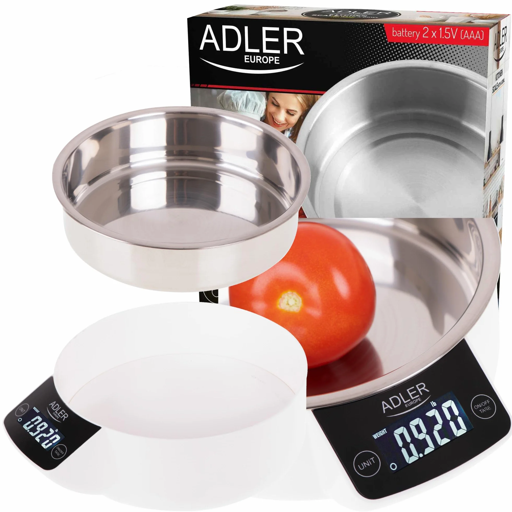 ADLER EUROPE 3166 Waga kuchenna z misą