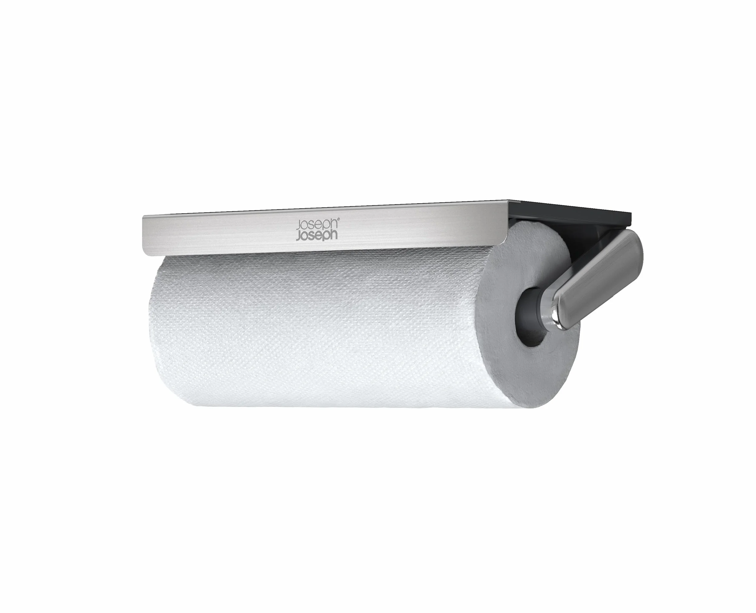 Joseph Joseph RollGrip uchwyt podszafkowy na ręcznik kuchenny z ramieniem sprężynowym, pasuje do rolek 140 mm