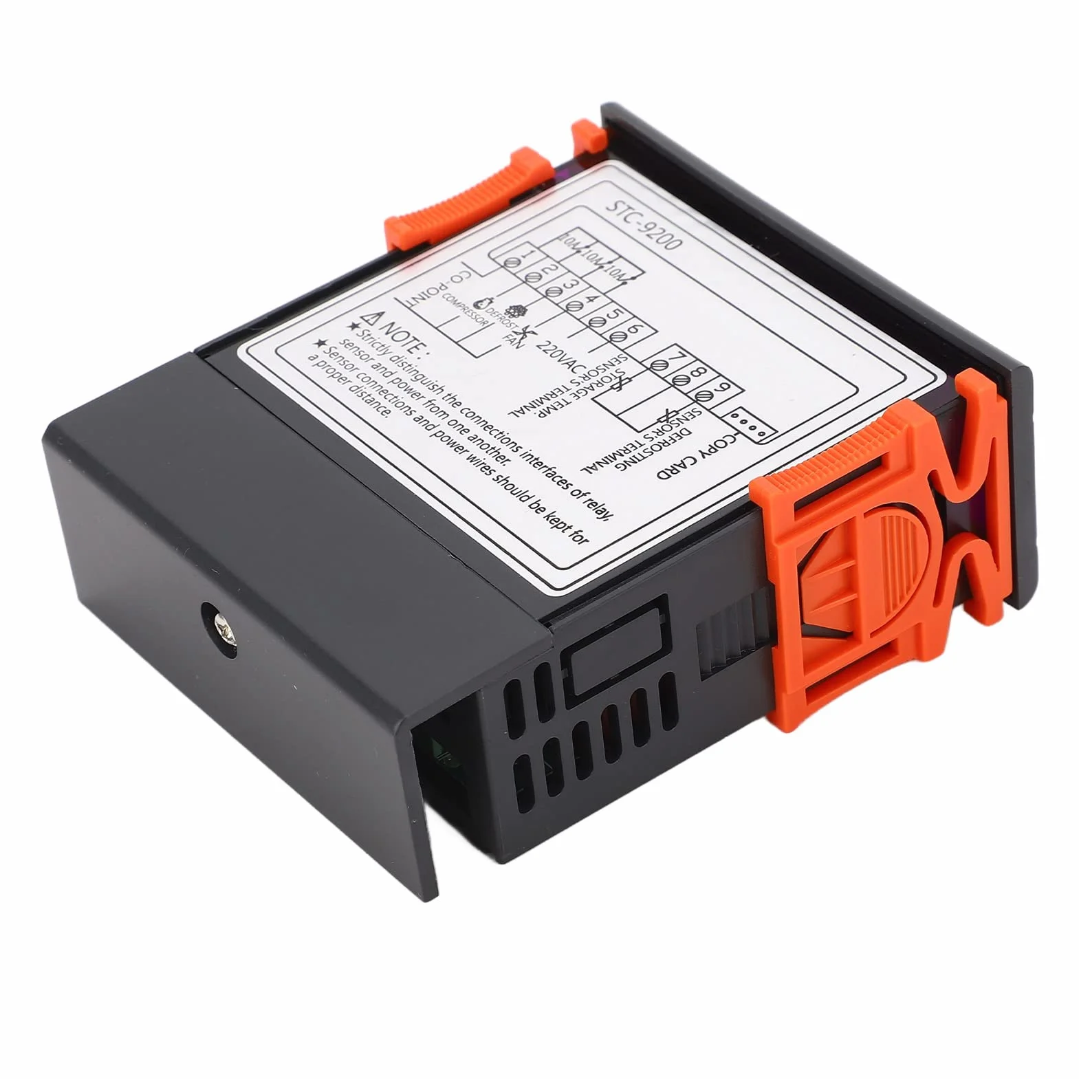 Cyfrowy Regulator Temperatury 9200 Termostat z Podwójnym Ekranem LED -50-50℃ 220 VAC do Komórek Chłodniczych Zamrażarka