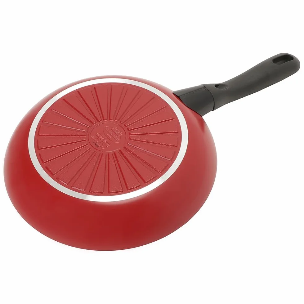 BALLARINI Caprera Patelnia 20 cm aluminiowa ceramiczna powłoka nieprzywierająca indukcyjna czerwona
