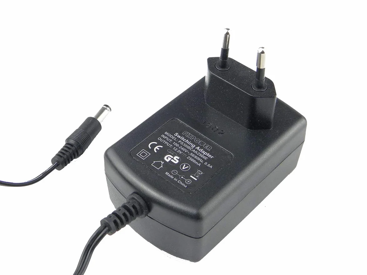 CHANCS TYC-40 silnik przekładniowy 12V DC 5 RPM wał 35 mm z zasilaczem DC wejście 110-240V