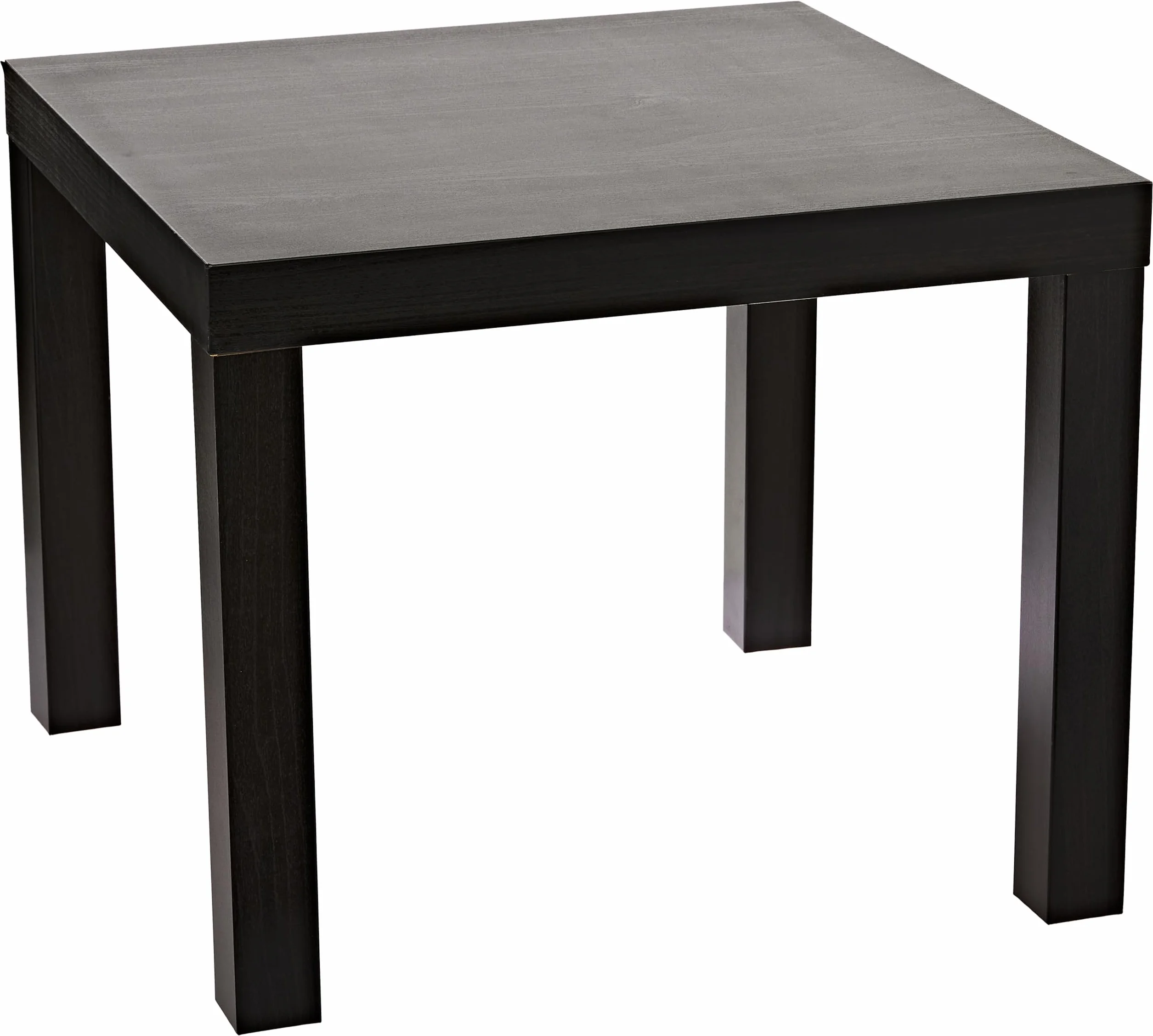 IKEA LACK stolik pomocniczy w kolorze czarnym; (55 x 55 cm)