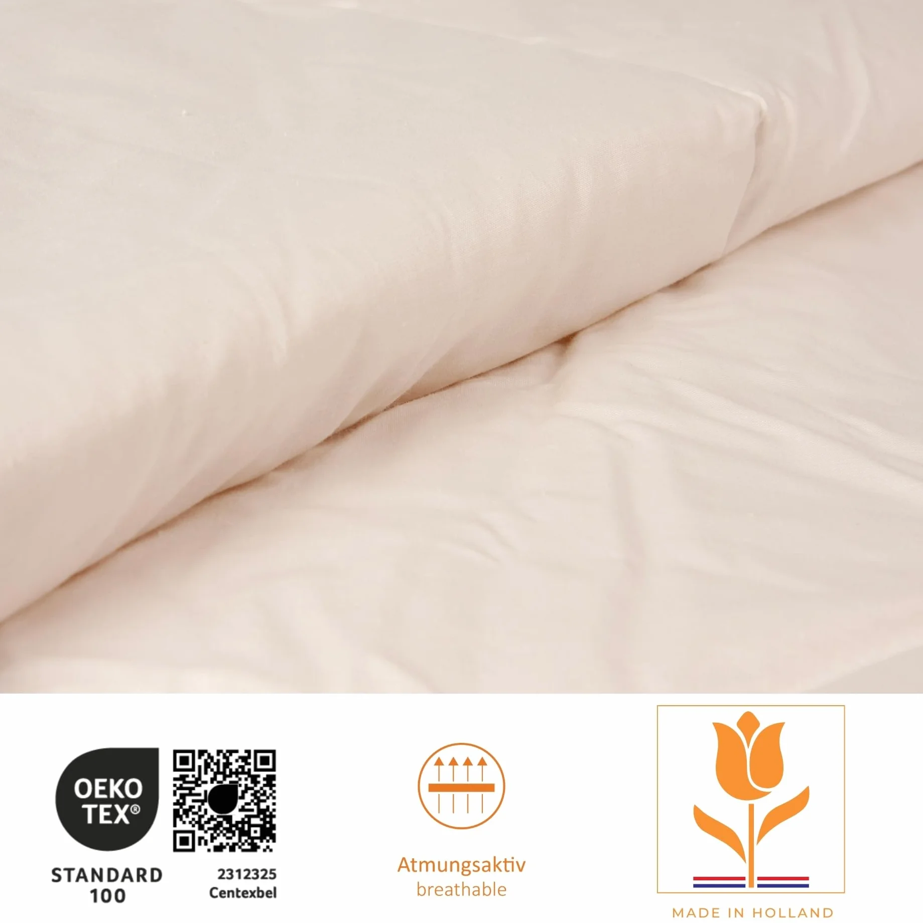 sleepling Lyocell Tencel Letnia kołdra bawełniana, lekka kołdra, 155 x 220 cm, biała