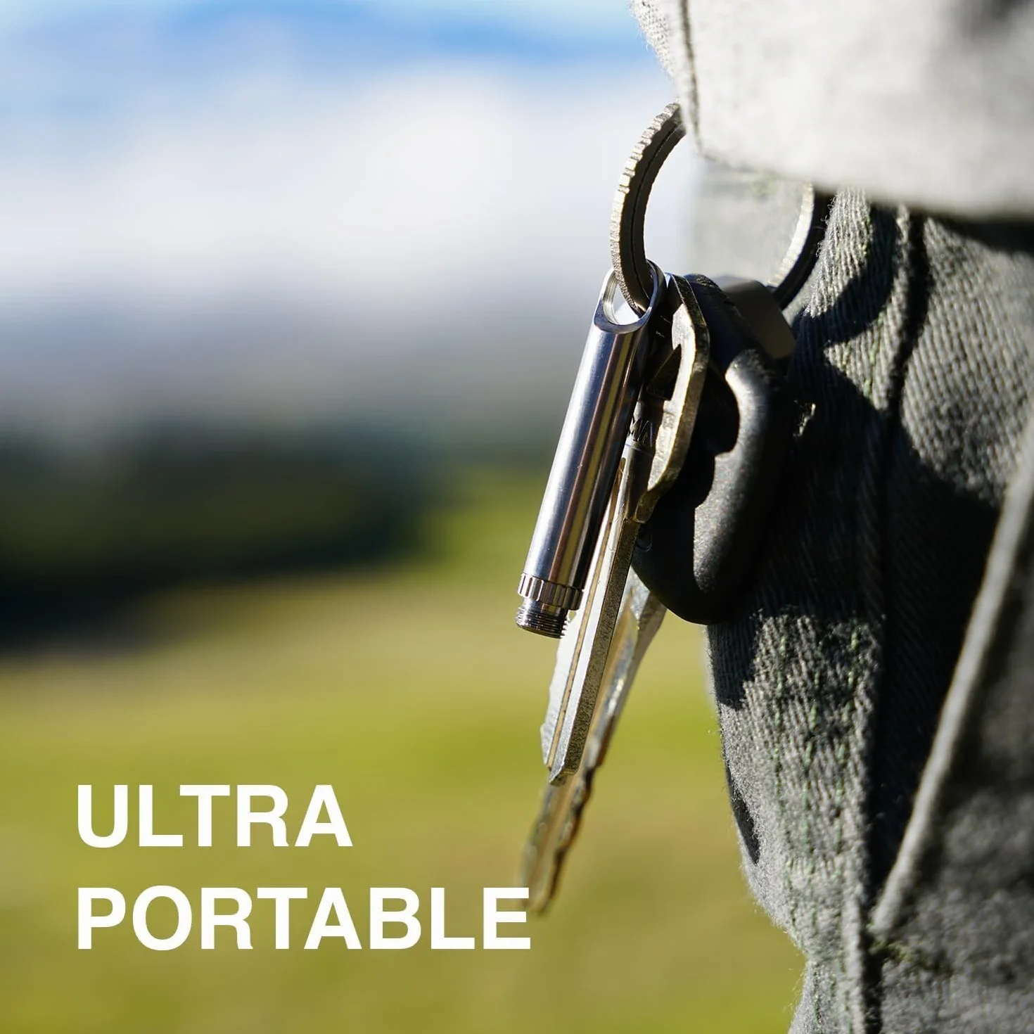 DAILYCARRYCO. Micro Tipick Outdoor Wykałaczka EDC Brelok Narzędzie Camping Piknik z etui ochronnym