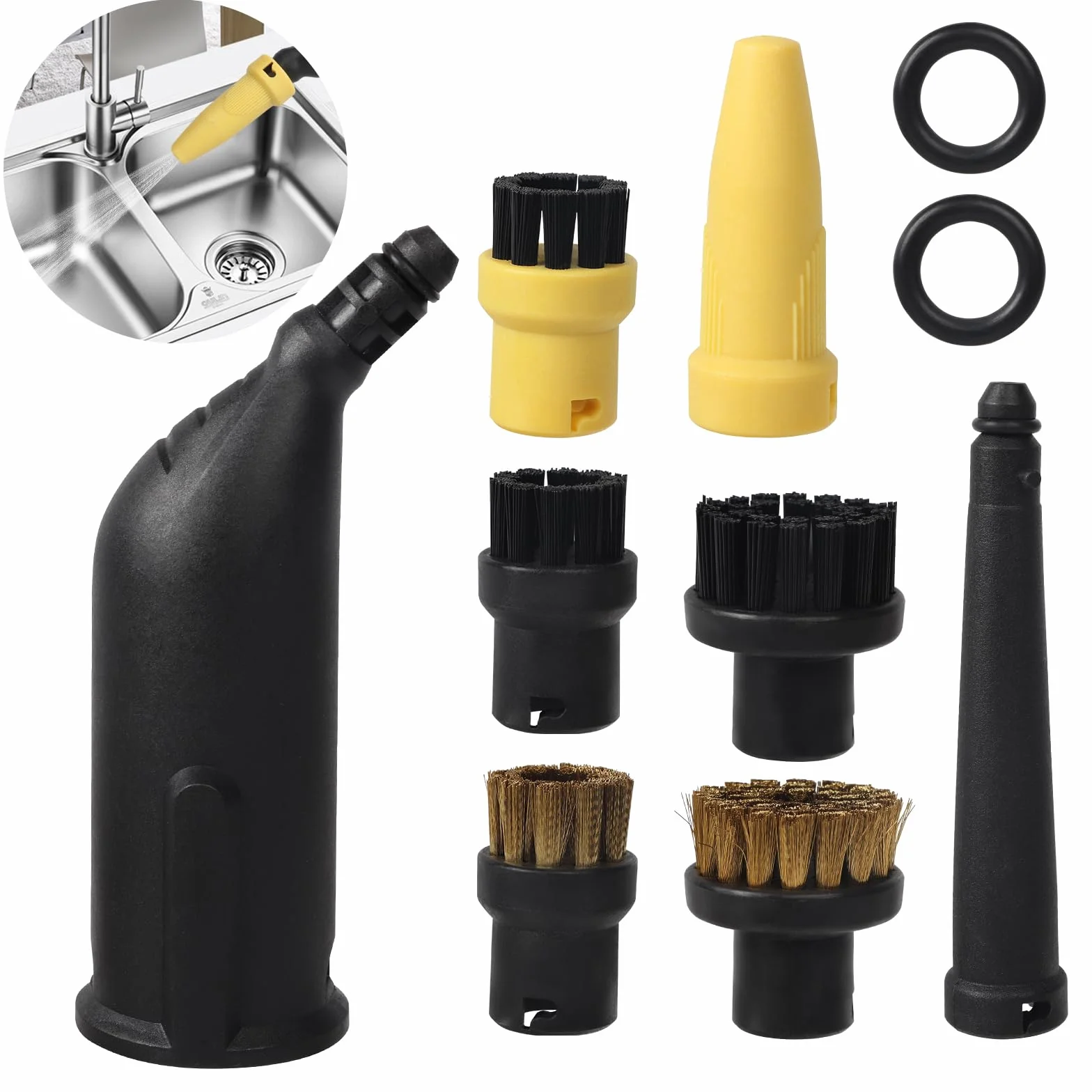 Karcher Zestaw 10 akcesoriów do czyszczenia parami SC1 SC2 SC3 SC4 SC5 SC7 CTK10