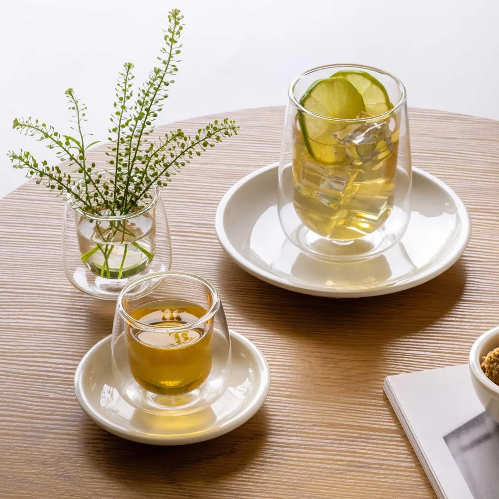 Villeroy & Boch Artesano Hot&Cold Beverages szklanka do latte macchiato 250 ml zestaw 2 sztuk podwójne ścianki zmywarka mikrofalówka