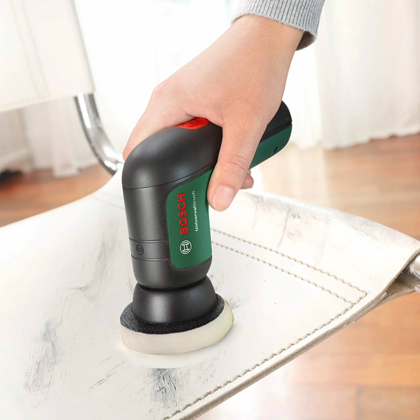Bosch Home And Garden Uchwyt na Pad do Elektrycznej Szczotki Czyszczącej, UniversalBrush, 1 Sztuka w Zestawie, z Mocowaniem na Rzep, w Opakowaniu Kartonowym