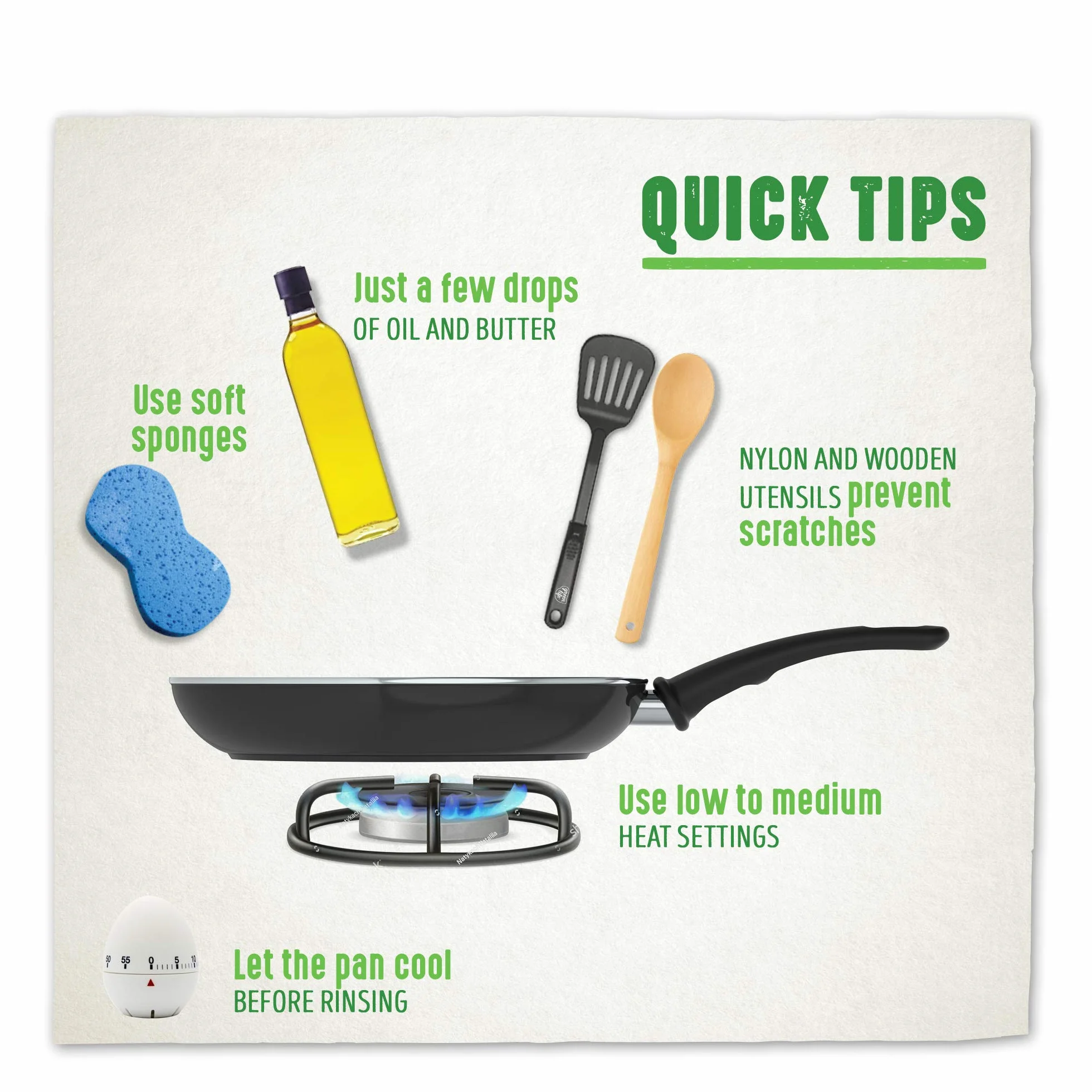 GreenChef Ceramic Non-Stick Skillet 28 cm 4.3 L Black Induction Oven Dishwasher Safe