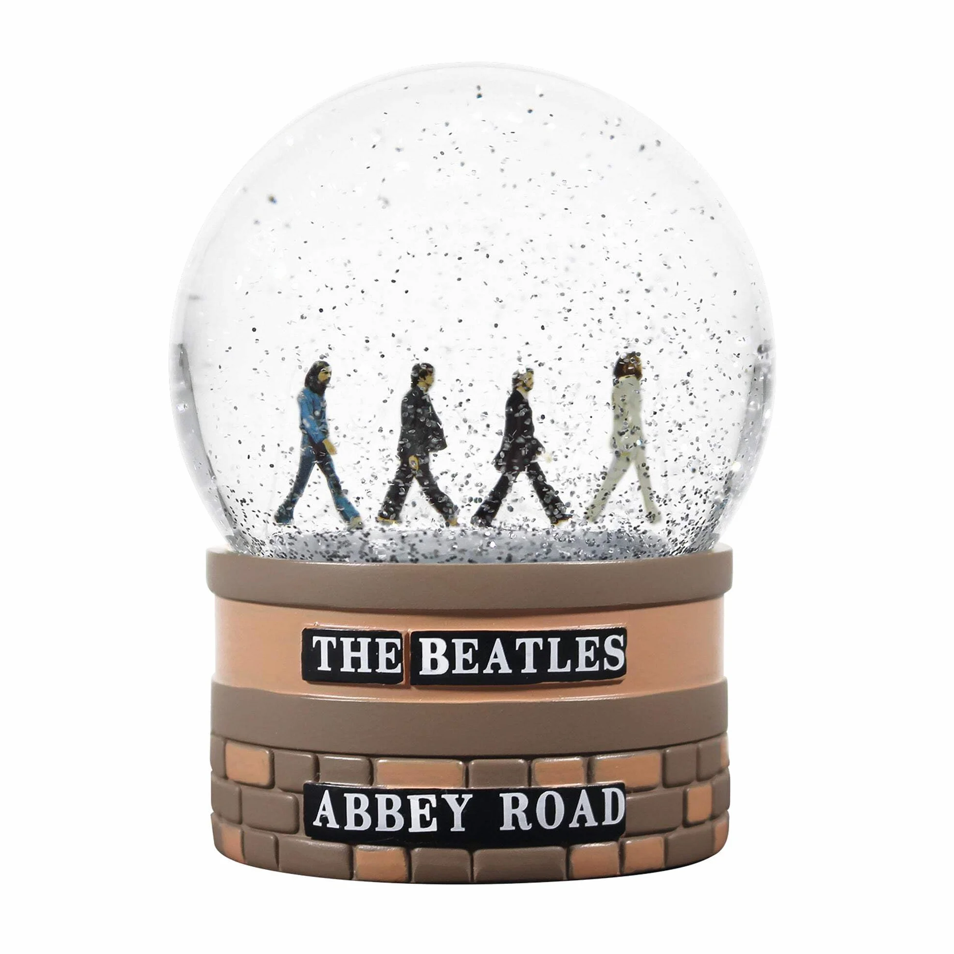Half Moon Bay | Abbey Road Snow Globe | The Beatles Snow Globes dla dorosłych | Dziwaczne ozdoby świąteczne i dekoracje świąteczne | Zabawna kopuła śnieżna | Prezenty The Beatles i prezenty muzyczne |