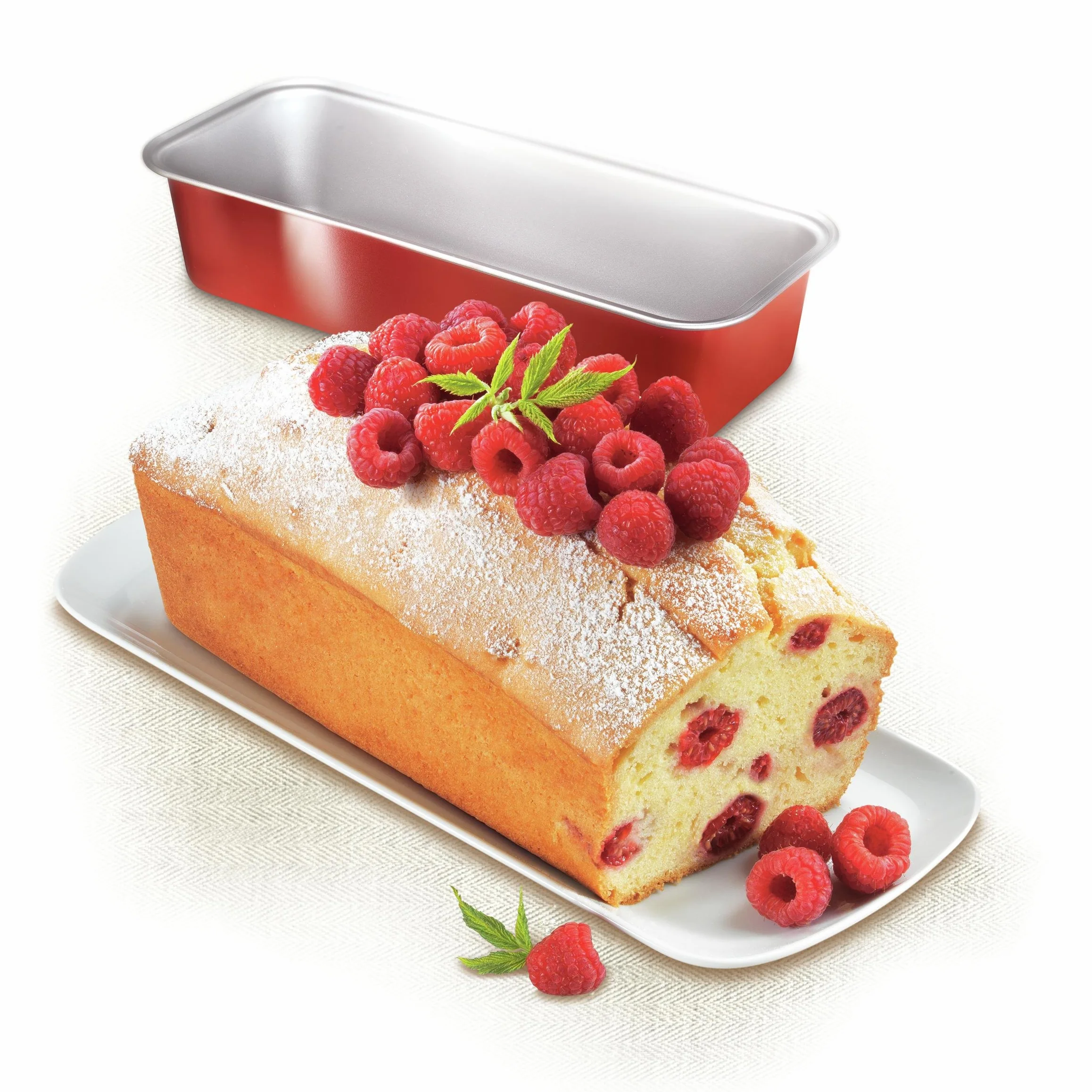 Tefal Delibake J1640114 Forma do ciasta 30 cm, podłużna, stalowa,