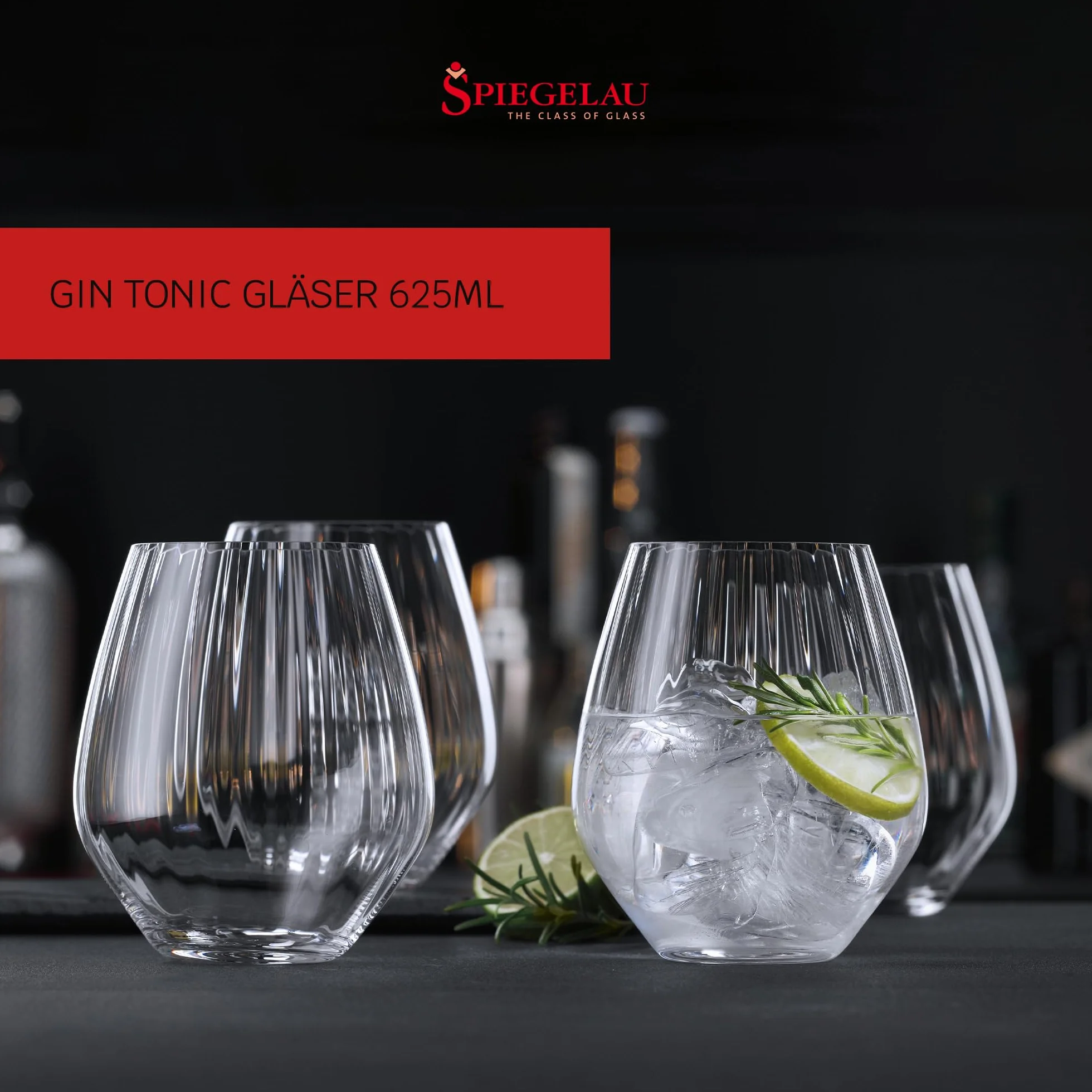 Spiegelau & Nachtmann 4-częściowy zestaw szklanek do ginu 625 ml szkło kryształowe