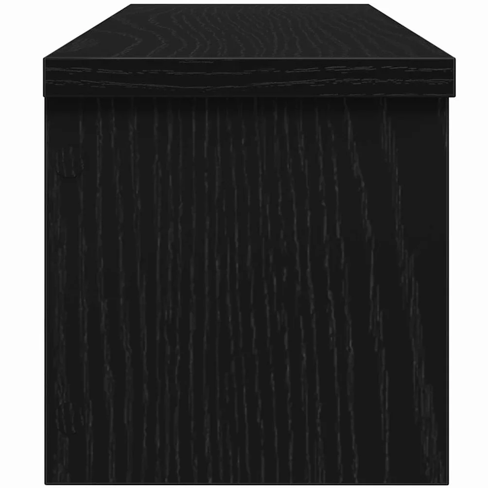 vidaXL Półki kuchenne składane, 2 szt., czarne, 60x15x16 cm, półka kuchenna do przechowywania, organizer do szafek, półka na blat kuchenny