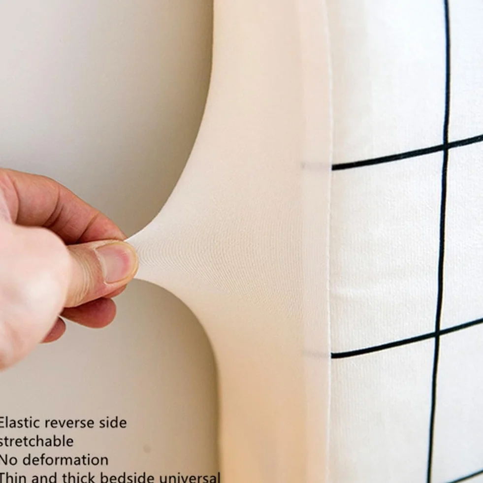 Pokrywa Zagłówka łóżka Do Singla/króla/podwójnego Odporne Na Wszystko Nowoczesne Elastyczne Zagłówek Slipcover Rozciągający Okładka łóżka Protektor łóżka Do Wystroju Sypialni(220CM,9#)