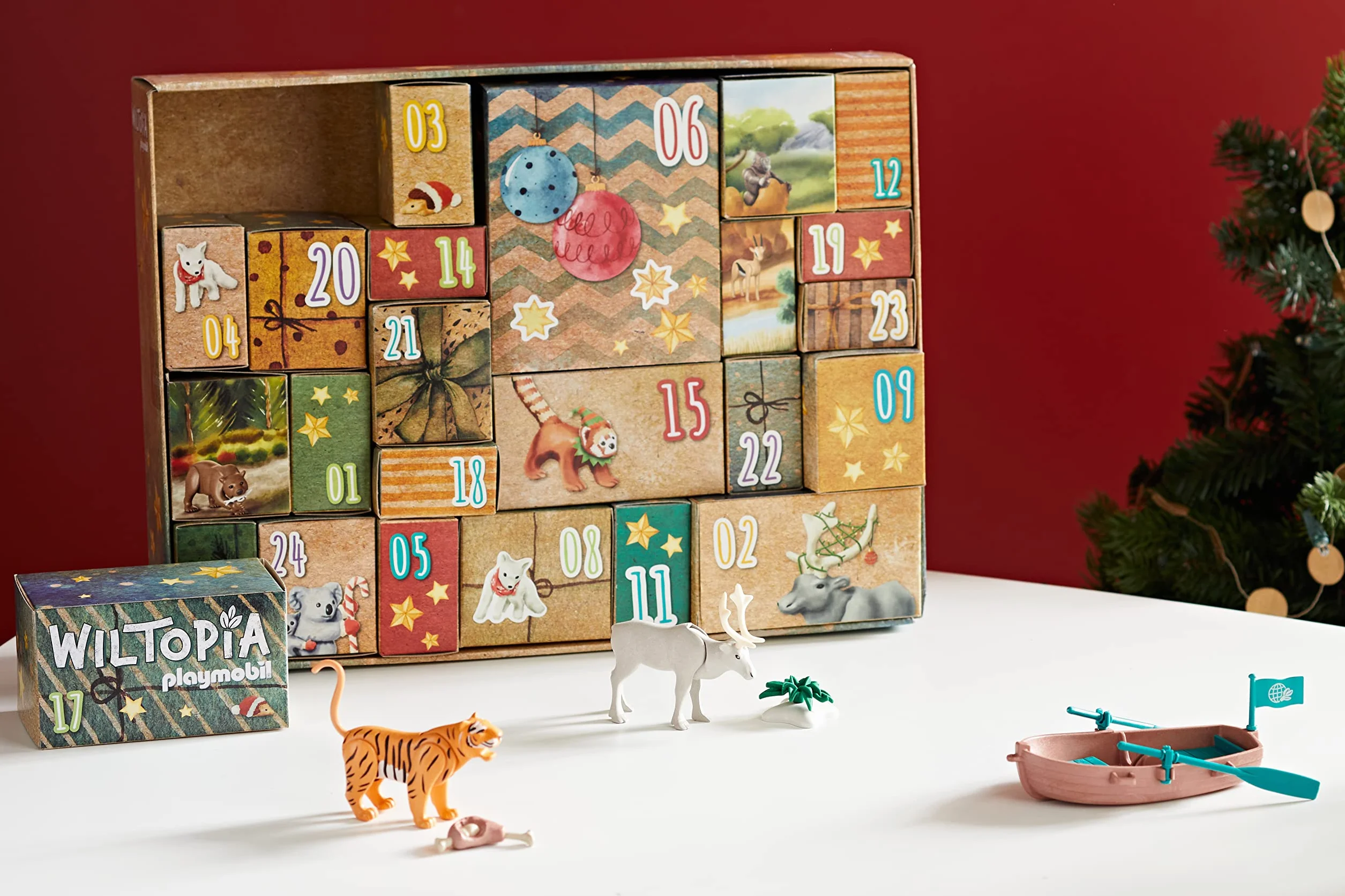 PLAYMOBIL Wiltopia 71006 Kalendarz DIY Podróż po świecie zwierząt od 4 lat