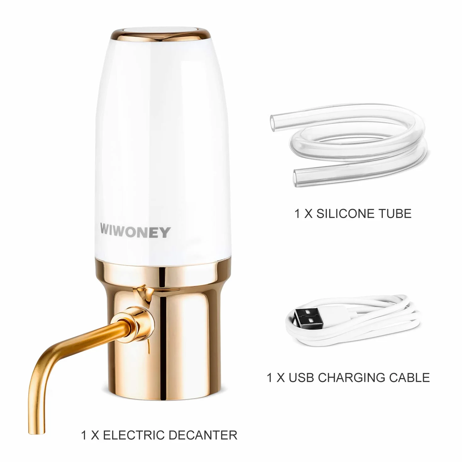 Elektryczny napowietrzacz do wina, automatyczny dekanter, ładowany przez micro USB