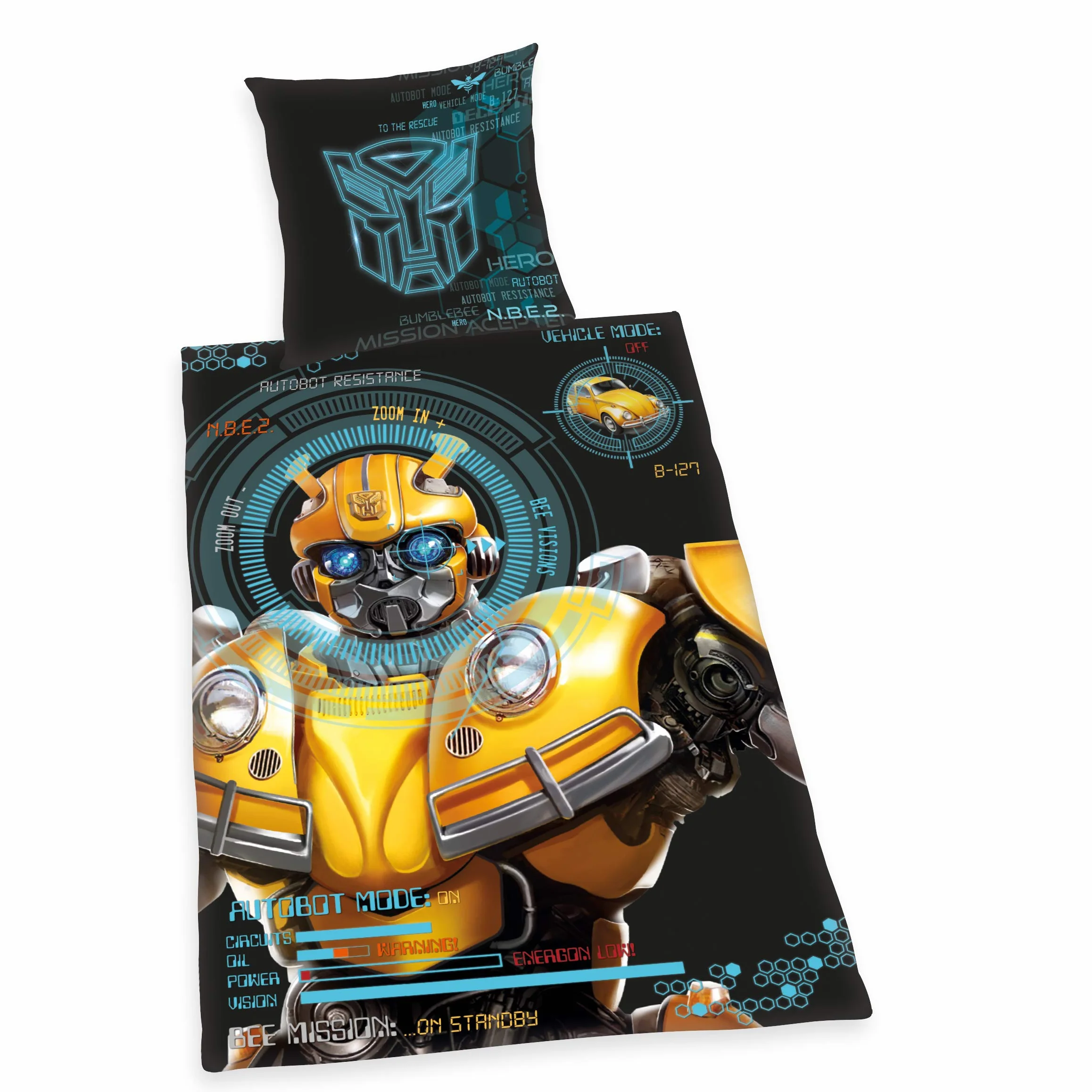 Bumblebee komplet pościeli bawełna wielokolorowy rozmiar niemiecki