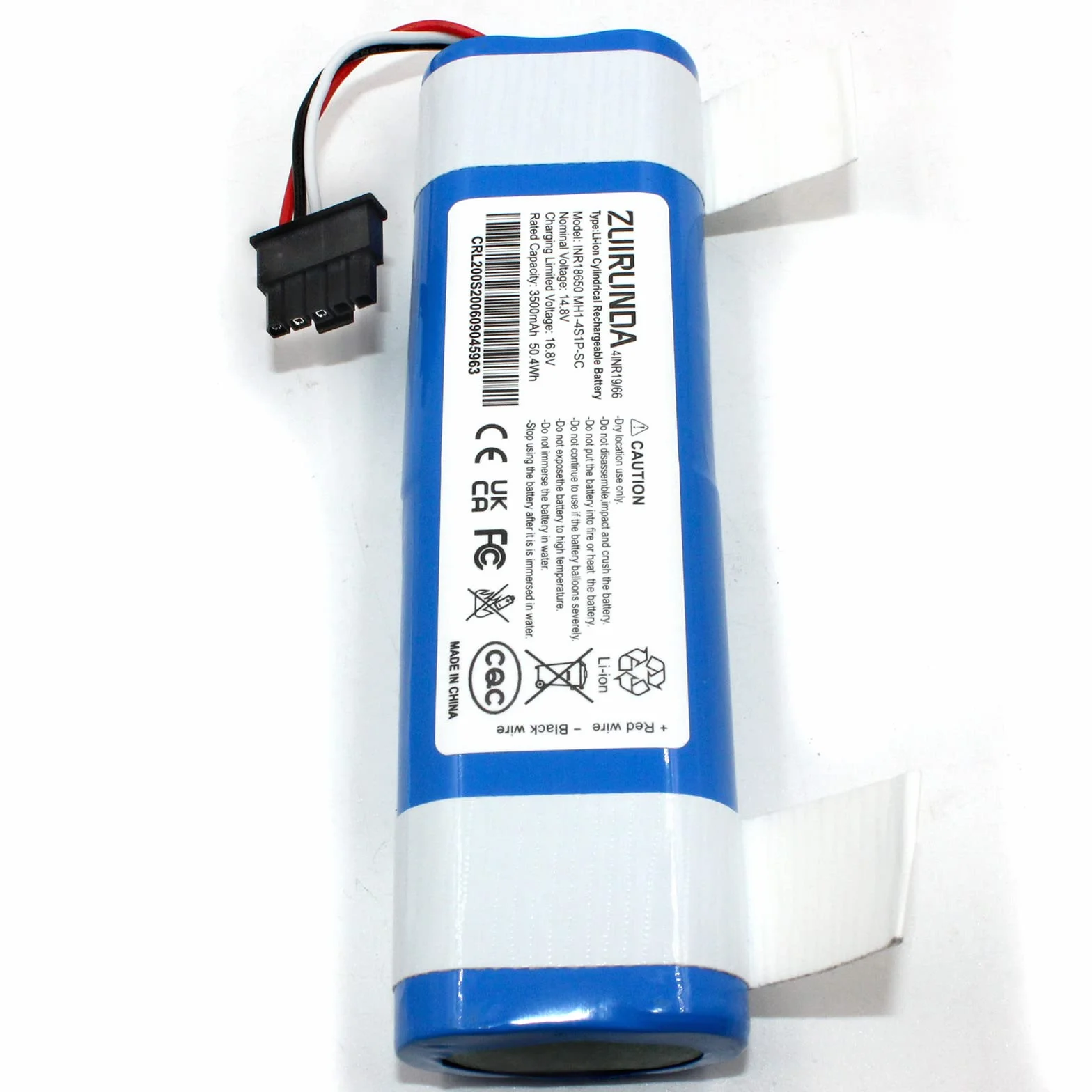 14.4V 3500mAh Li-Ion Zastępczy akumulator do Xiaomi Mi Mop Pro, Mi robot sprzątający i mopujący Pro dla XIAOMI (Mijia) Odkurzacz i mop STYTJ02YM