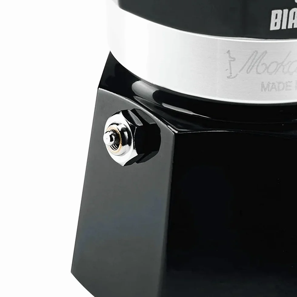 Bialetti – Moka Express: Klasyczna Kawiarka Do Przygotowywania Prawdziwej Włoskiej Kawy, 6 Filiżanek (270 Ml), Aluminiowa, Czarny
