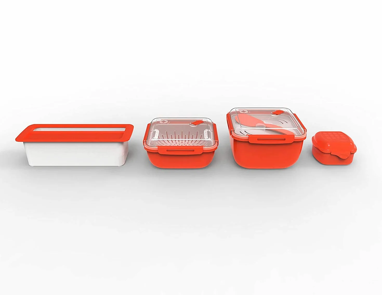 Rotho Memory Microwave szybkowar parowy 1,7 l, z sitkiem, do kuchenki mikrofalowej, tworzywo sztuczne (PP), nie zawiera BPA, czerwony/przezroczysty, 1,7 l (19,5 x 19,5 x 9,1 cm)