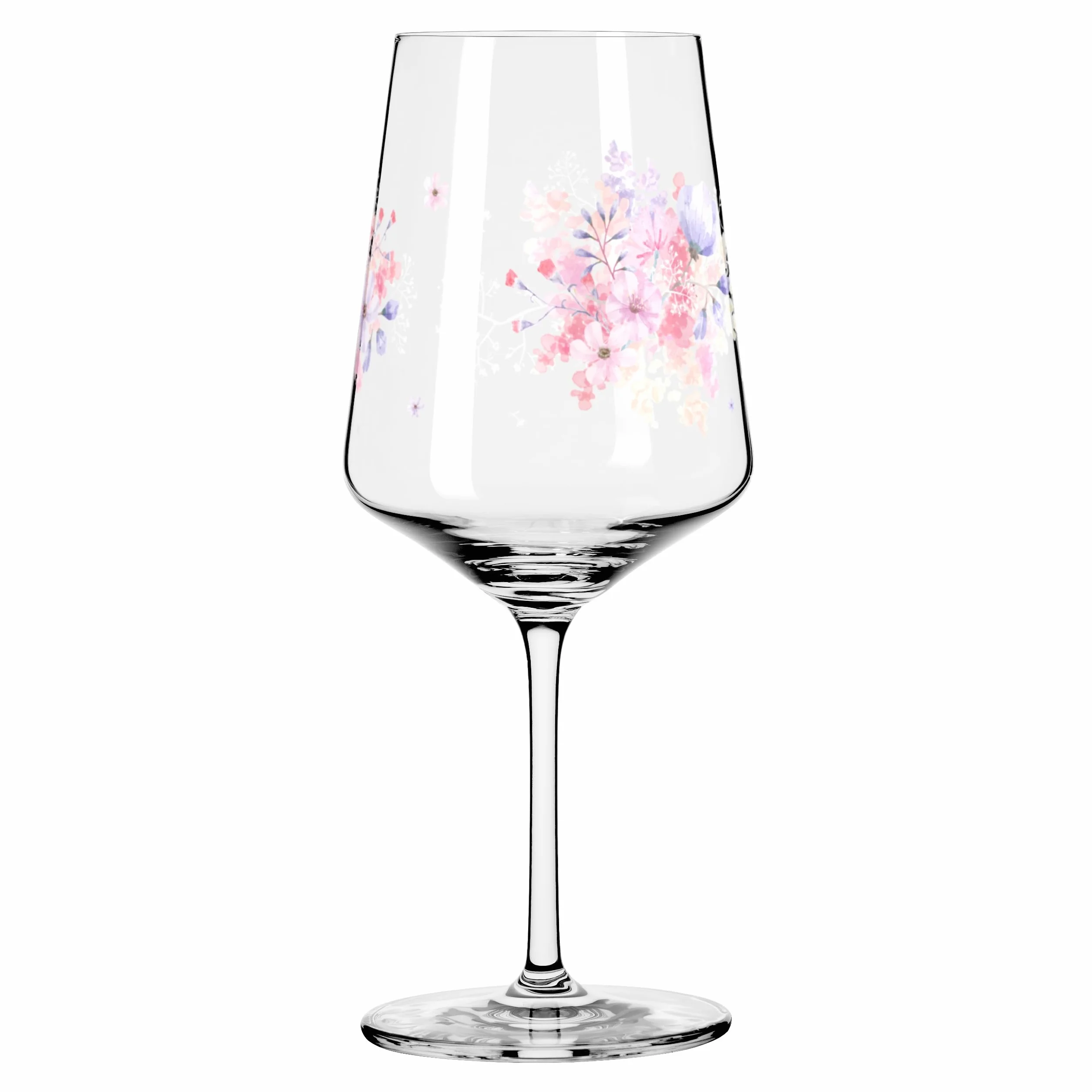 RITZENHOFF Kieliszek do aperitifu 500 ml zestaw 2 szt. Sonet letni motyw łąki kwiatowej różowy fioletowy