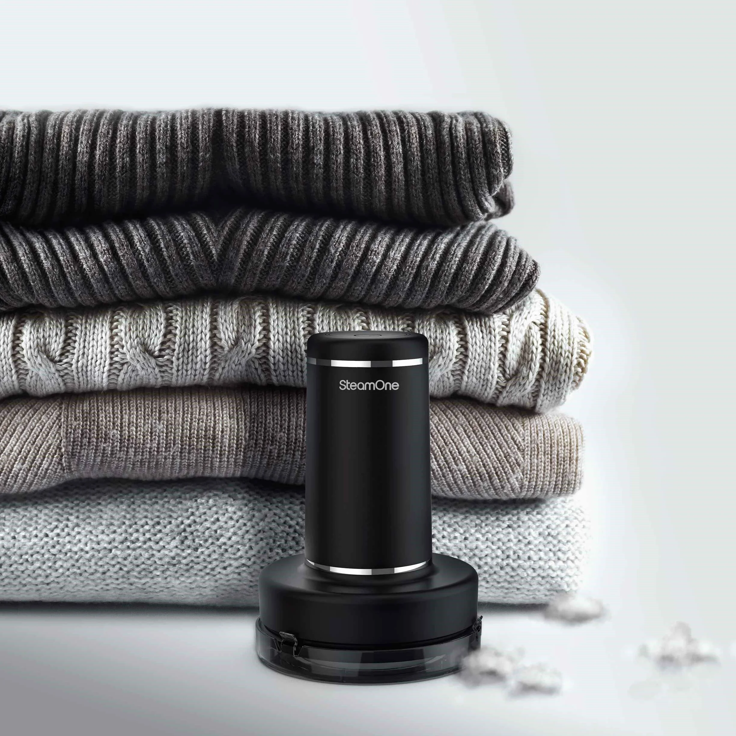 STEAMONE Golarka do odzieży z akumulatorem USB C 3 ostrza ze stali nierdzewnej RP10B
