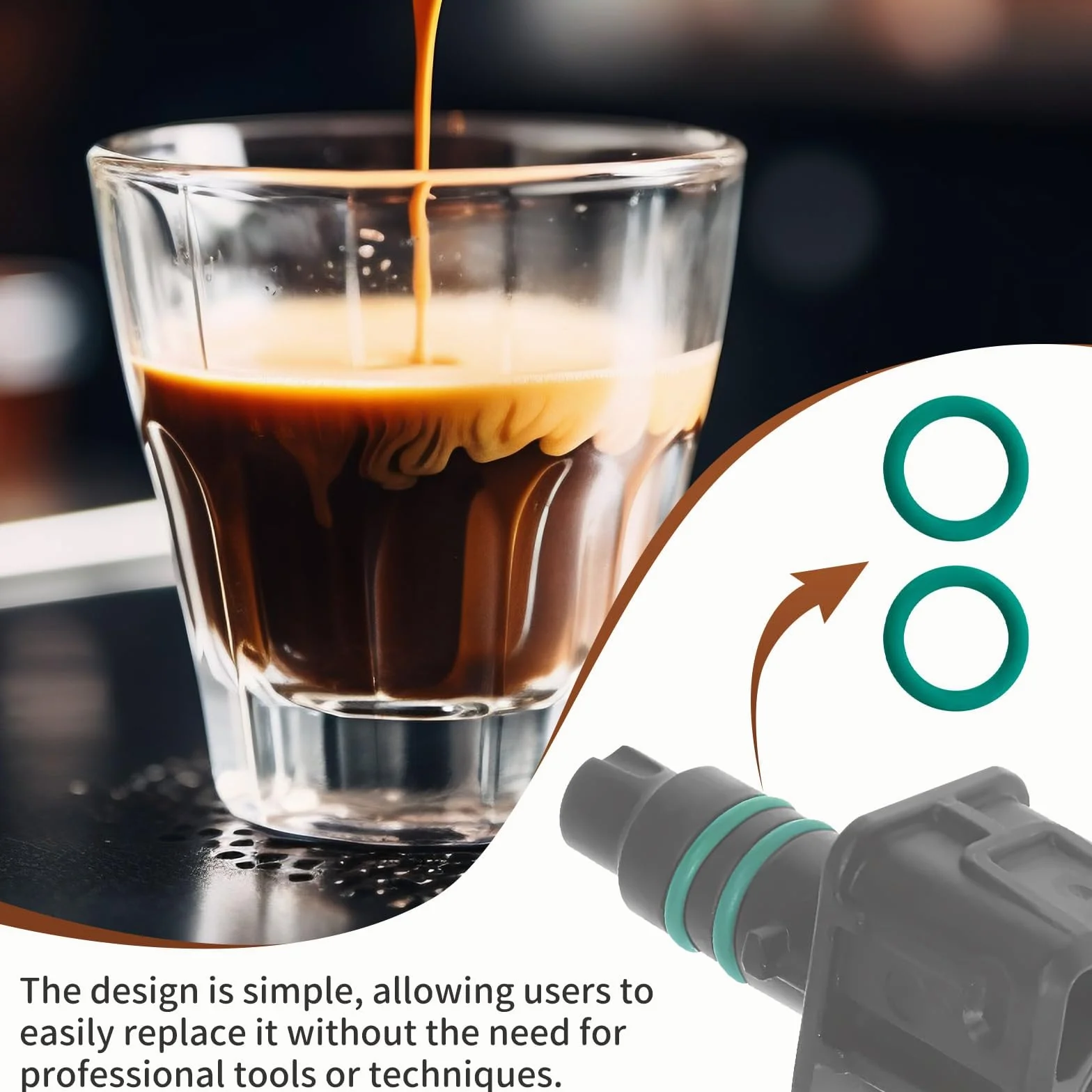 Zestaw uszczelek O-ring do DeLonghi ESAM ECAM ETAM, kompatybilny z Eletta Magnifica Dinamica PrimaDonna