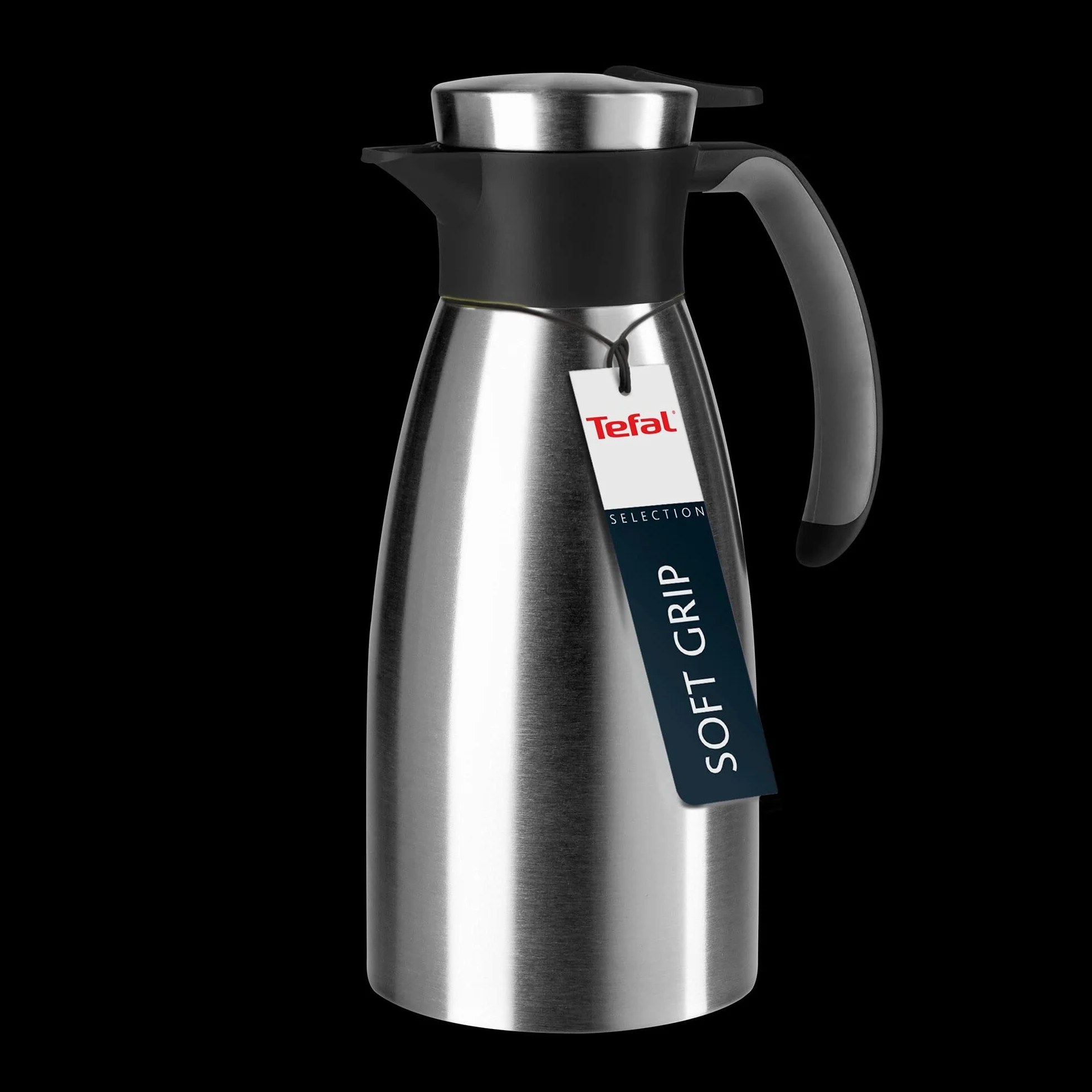 TEFAL SOFT GRIP karafka termiczna 1L CZARNY - K3043114